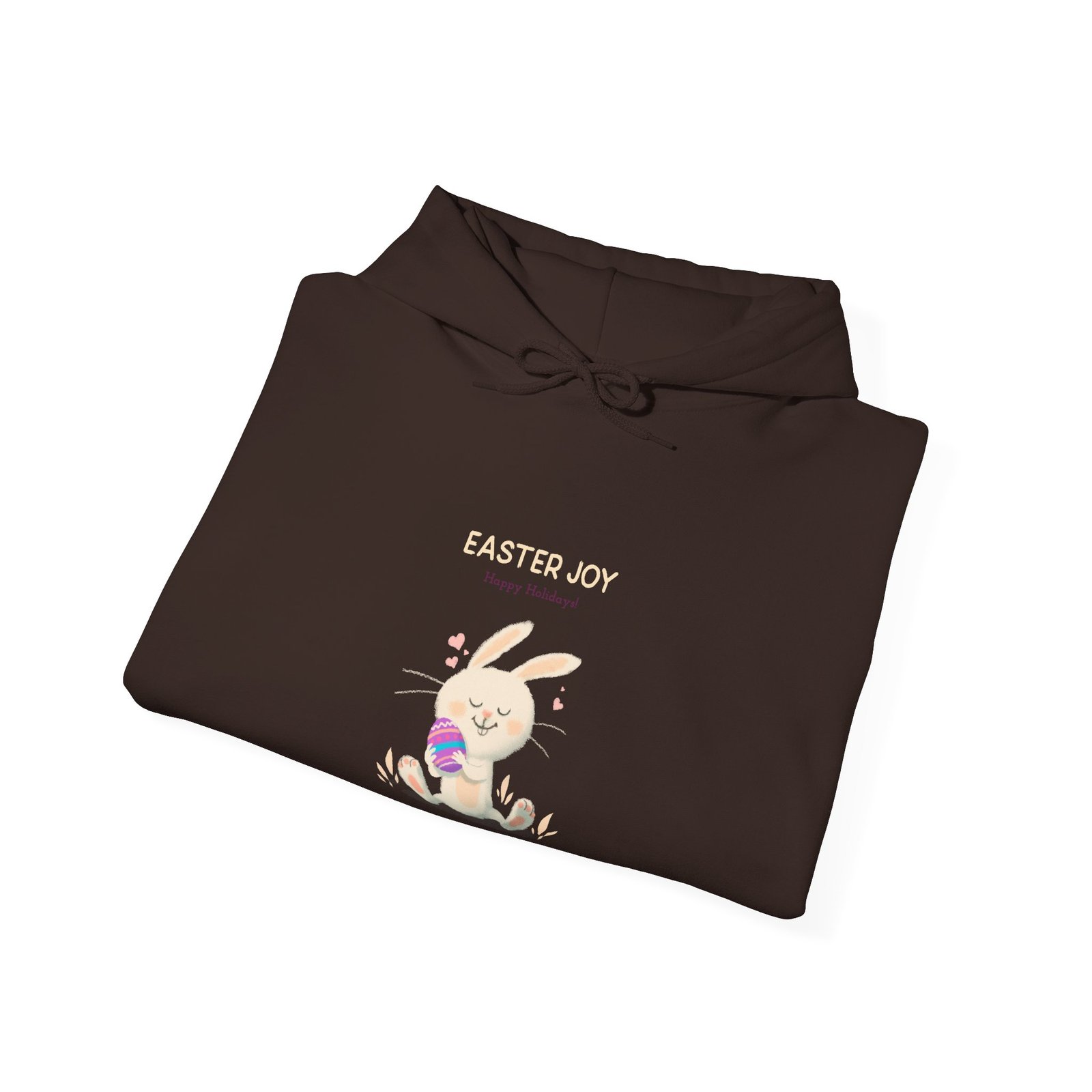 Easter Joy Happy Bunny Cartoon Illustration - Hoodie - Image 8