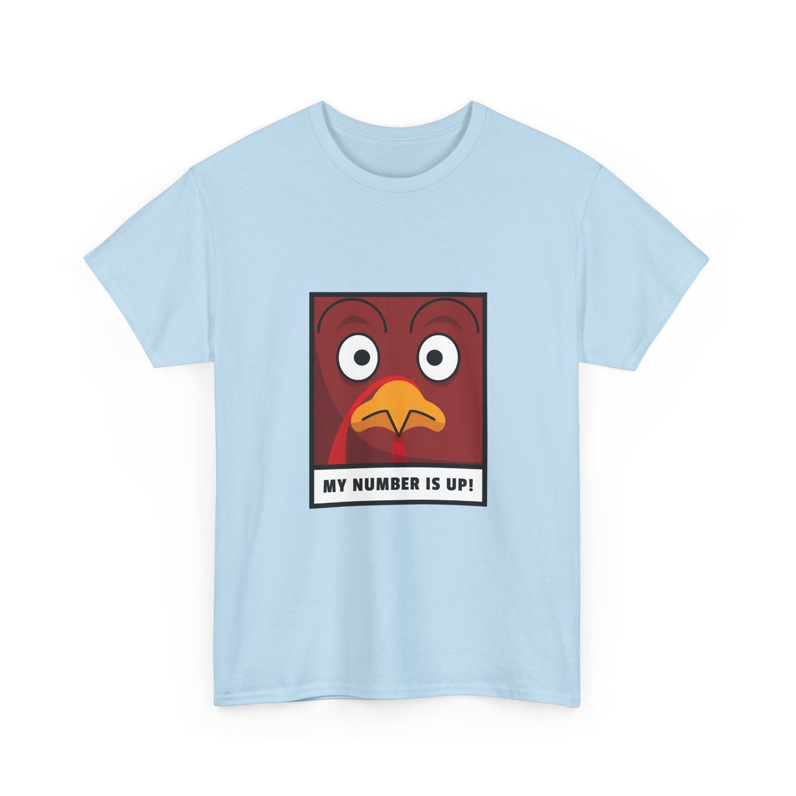 Playful Chicken with Number Up Graphic Illustration - T-shirt - Image 11