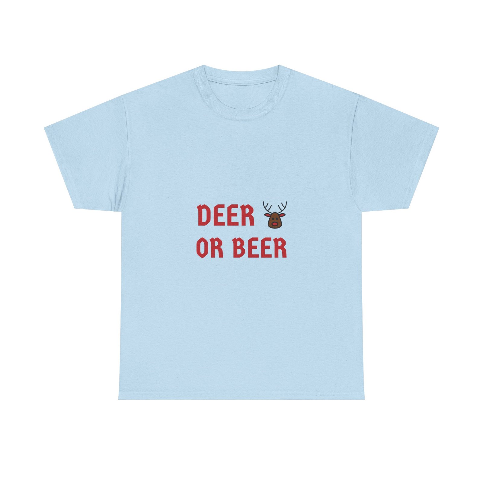 Humorous Deer or Beer Pun with Deer Illustration - T-shirt - Image 9