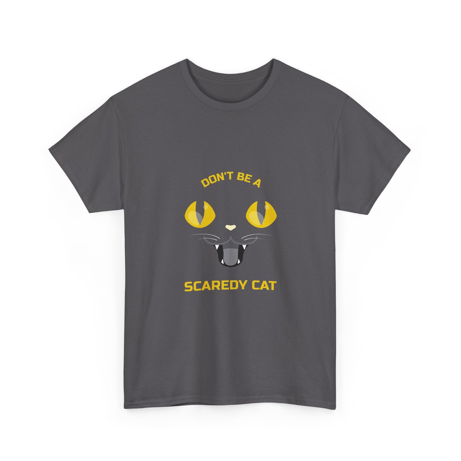 Cute Don’t Be a Scaredy Cat Playful Cat Teasing Design - T-shirt - Image 7