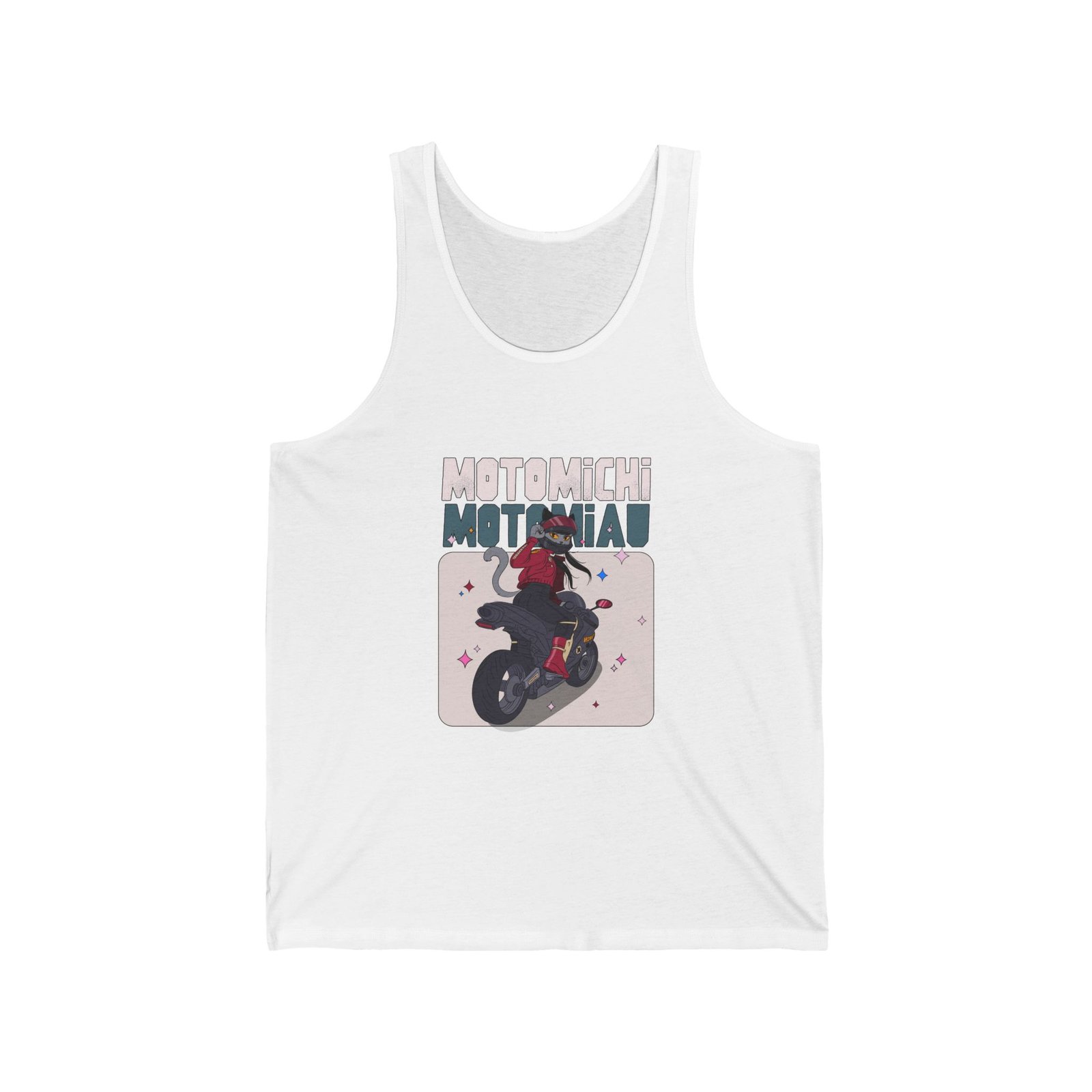 Motomichi Motogang Bold Motorcycle Emblem Design - Tank Top