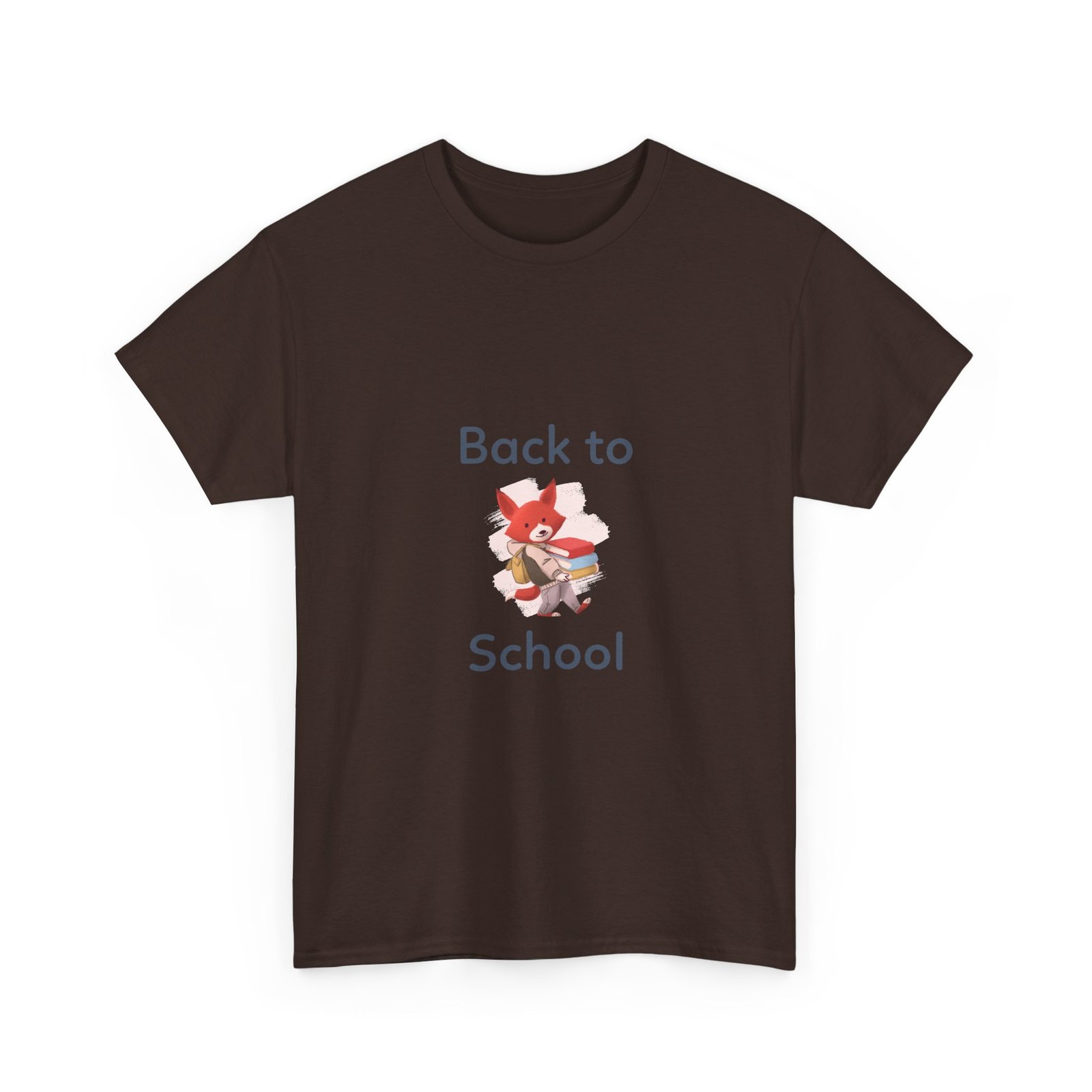 Cute Cartoon Fox Ready for Back to School Adventures - T-shirt - Image 3
