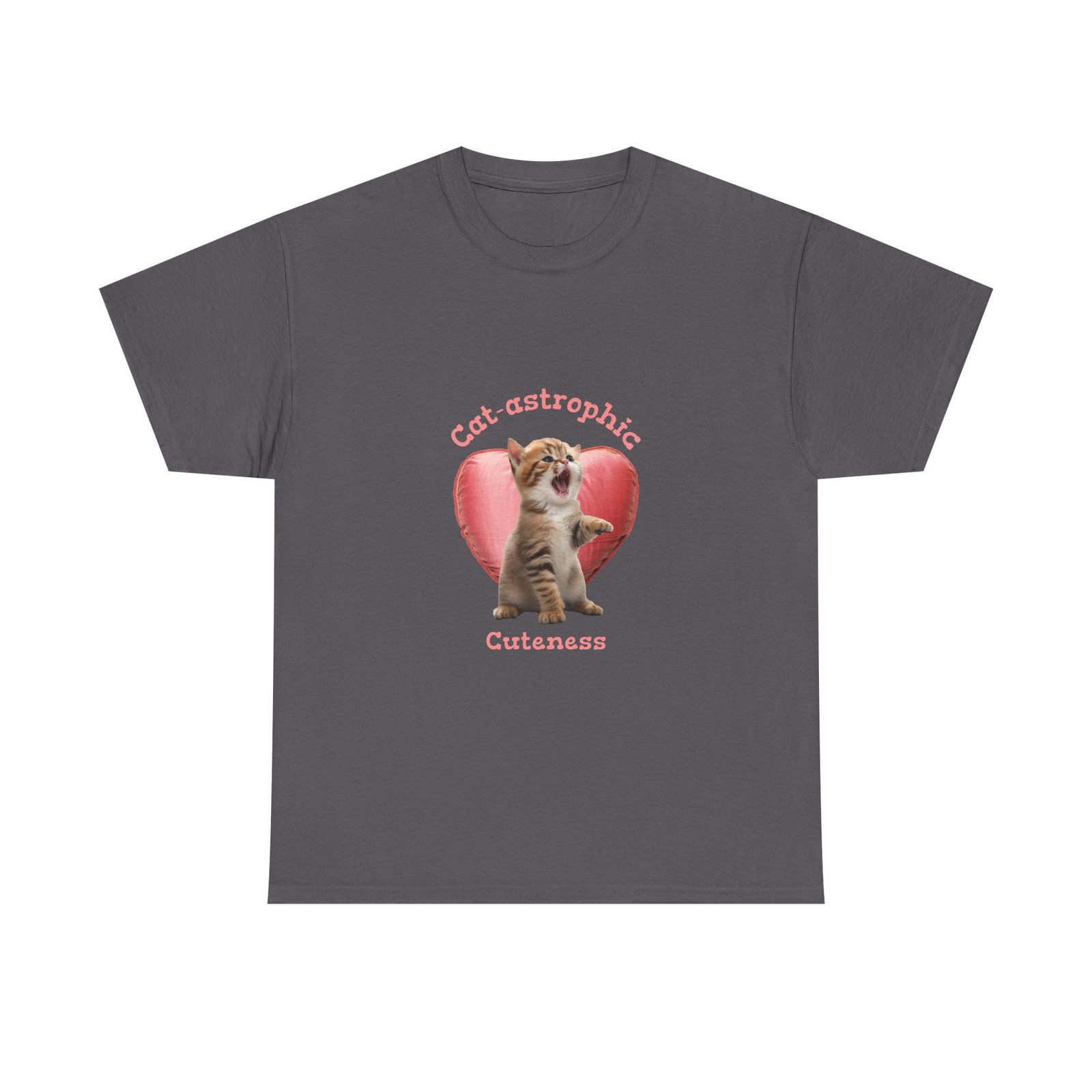 Adorable Kitten with Playful Cat Expression and Charming Appeal - T-shirt - Image 5