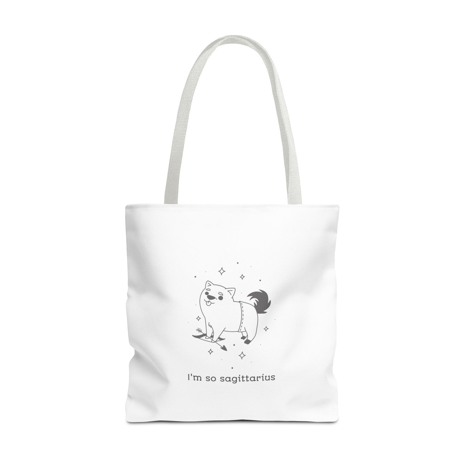 I'm So Sagittarius Cute Dog Horoscope Astrology Design - Tote Bag - Image 9