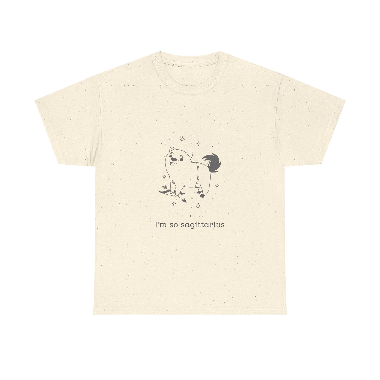 I'm So Sagittarius Cute Dog Horoscope Astrology Design - T-shirt - Image 5