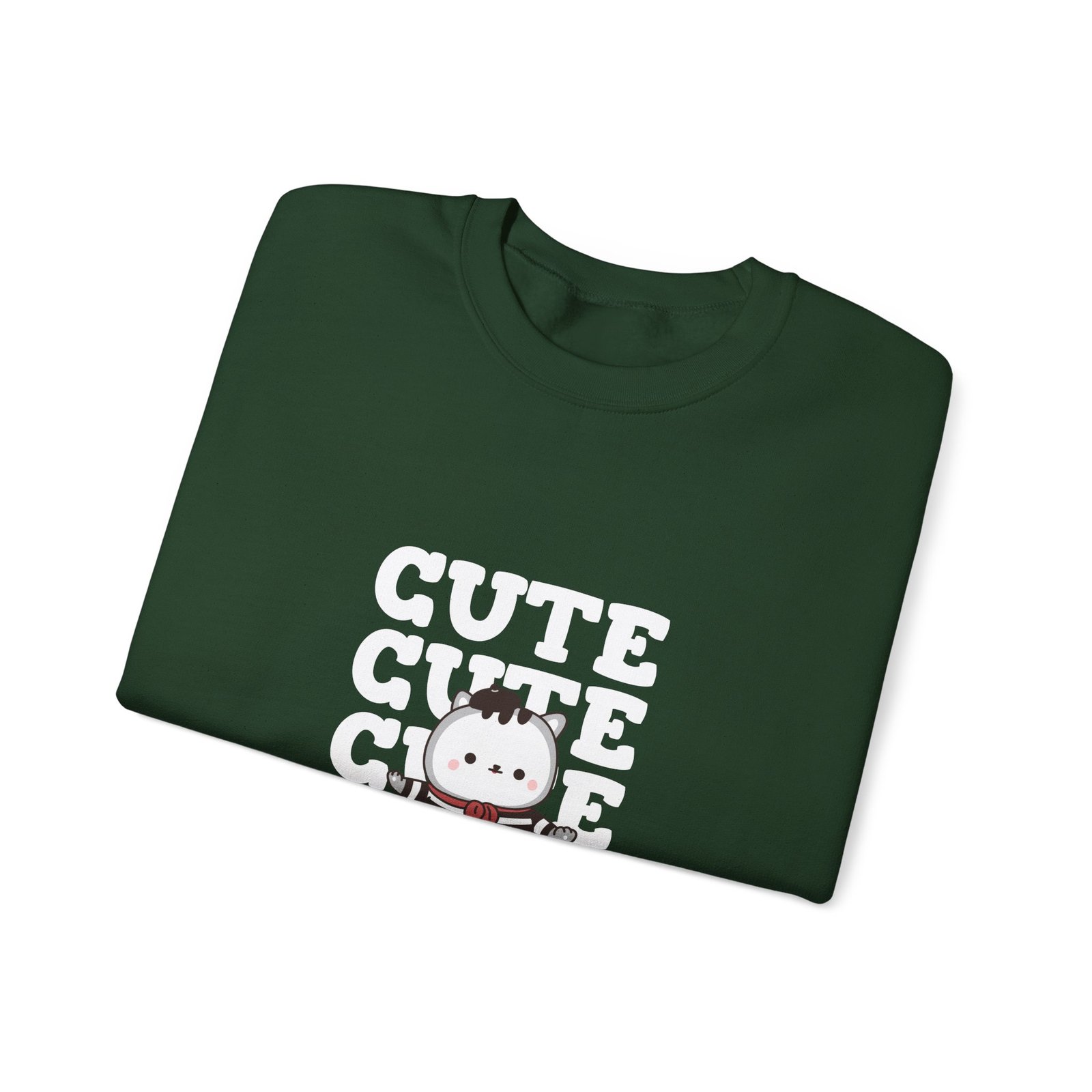 Adorable Repeating Cute Cat Illustration Pattern - Sweatshirt - Image 7