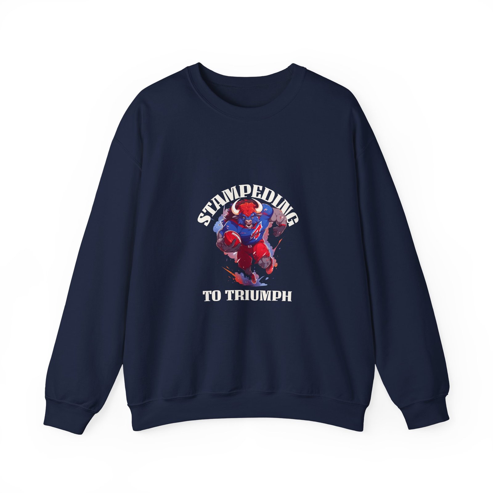 Strive for Triumph Superhero Powerful Emblem Design - Sweatshirt - Image 9
