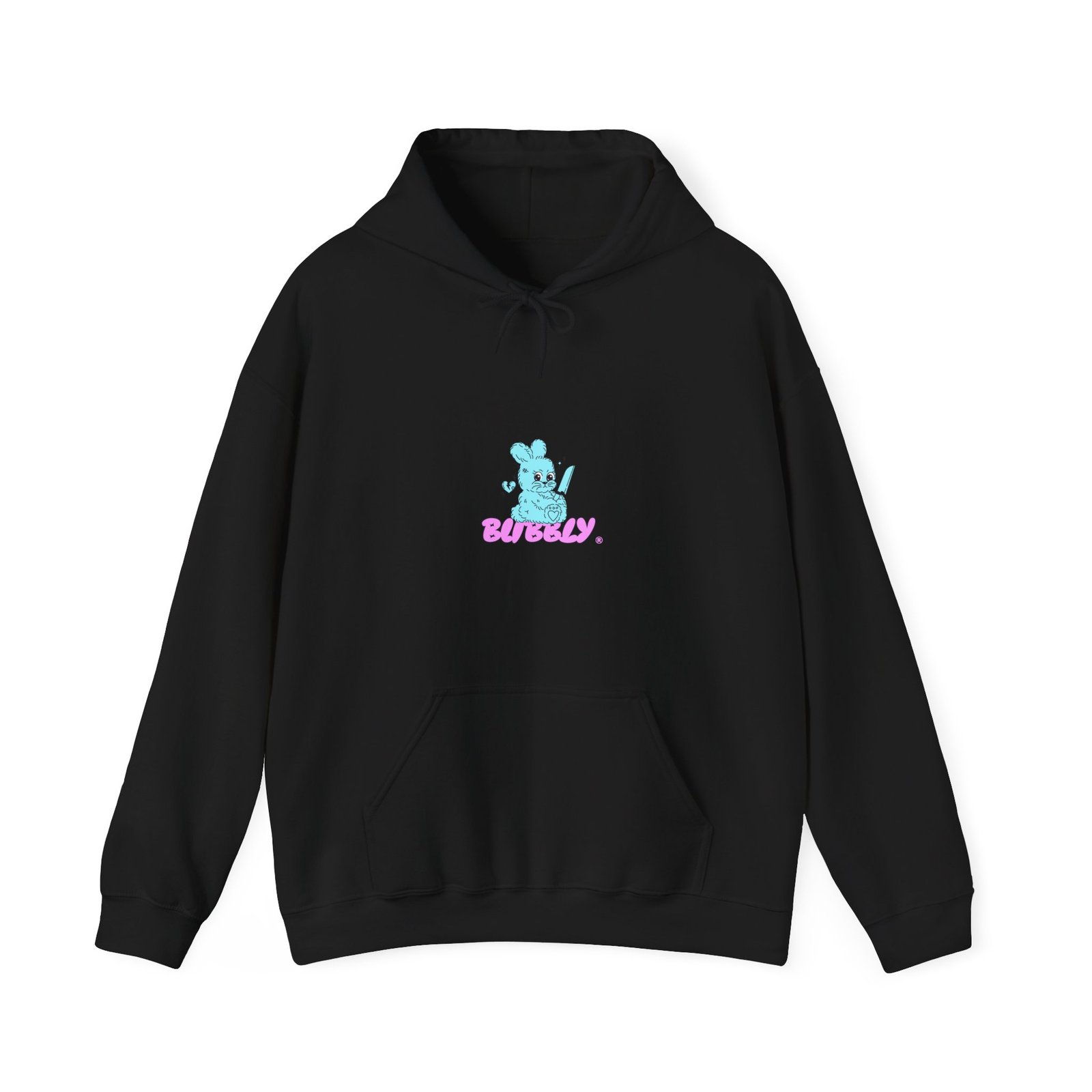 Cheerful Bubbly Dog Cartoon with Bright Colors - Hoodie