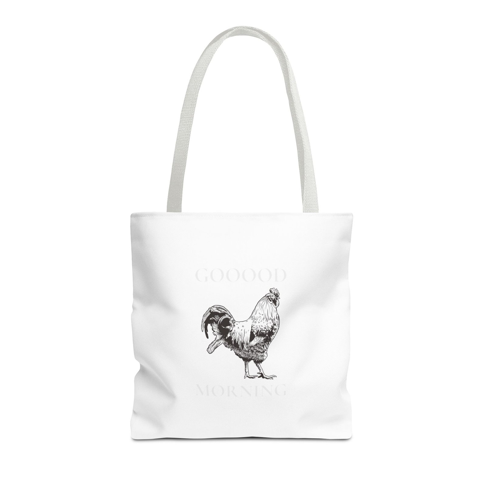 Vibrant Good Morning Rooster Classic Illustration - Tote Bag - Image 5