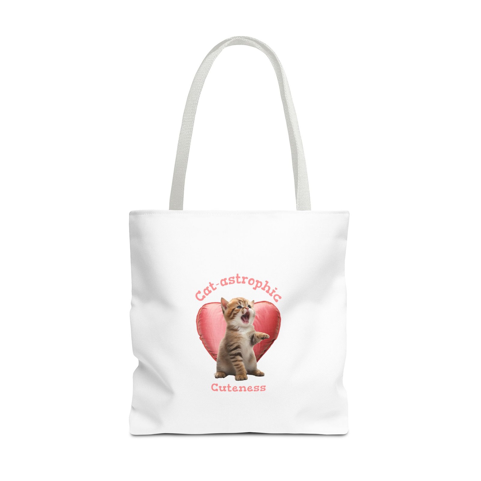 Cutest-astrophic Adorable Kitten with Playful Expression - Tote Bag - Image 9