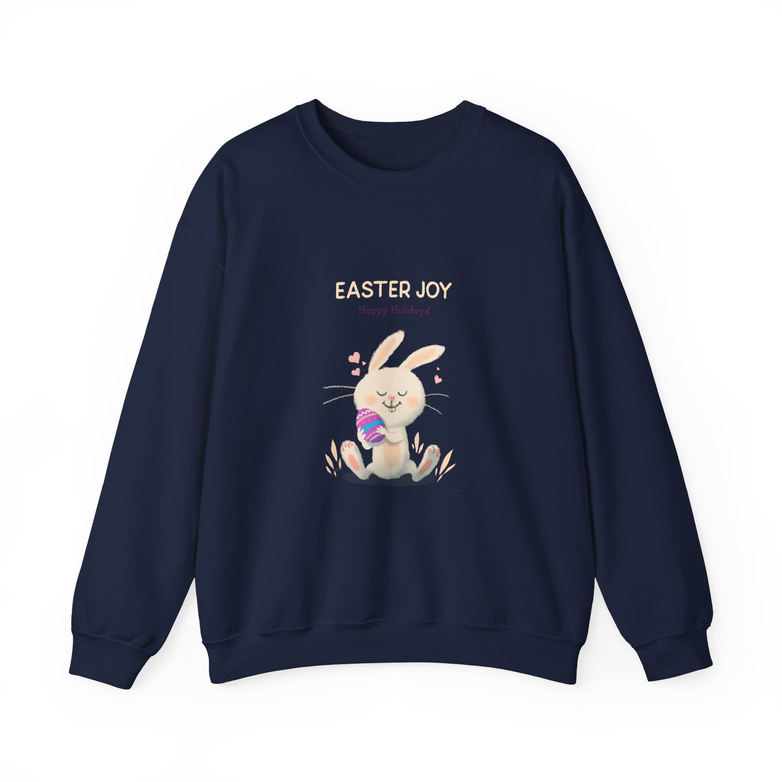 Easter Joy Happy Bunny Cartoon Illustration - Sweatshirt - Image 9