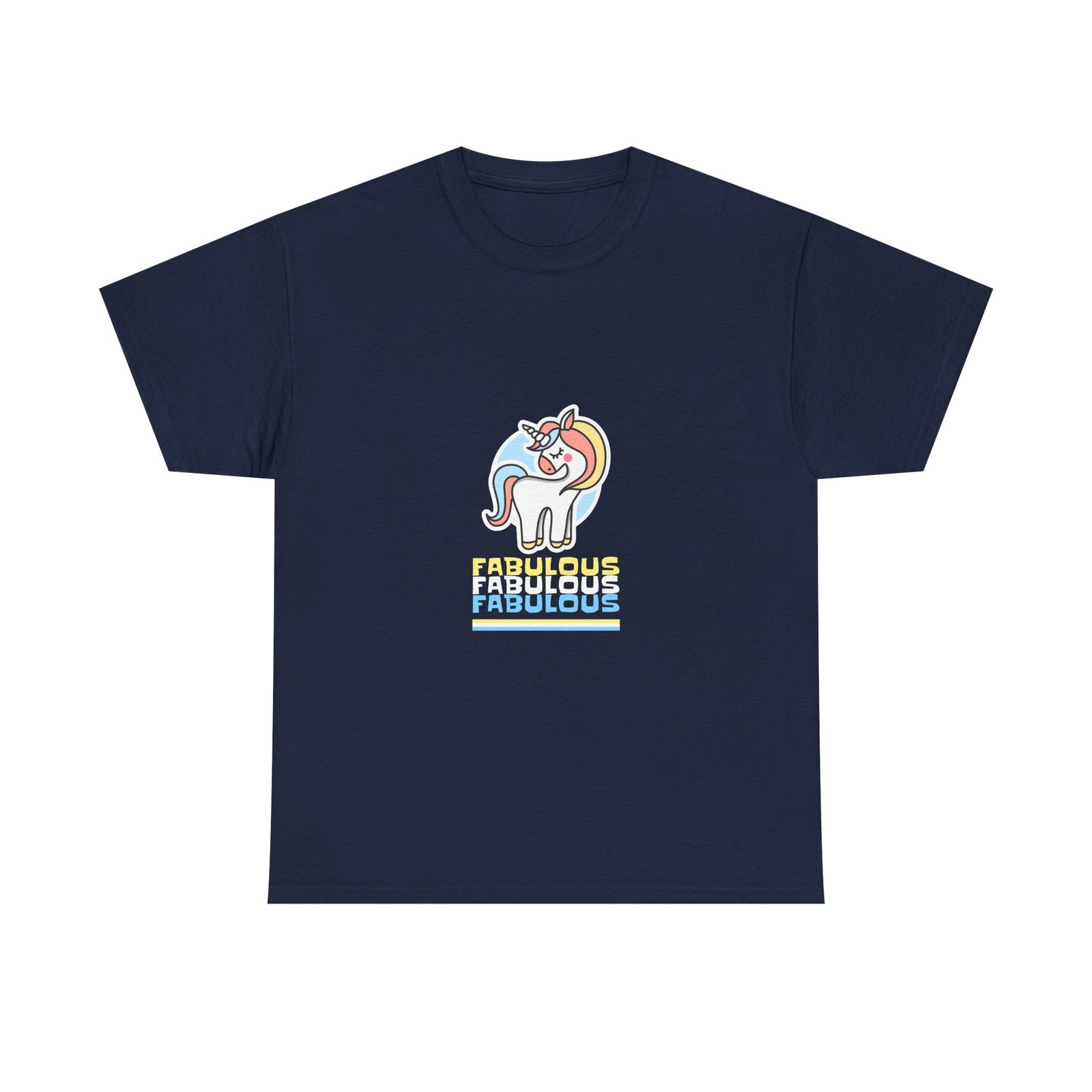 Vibrant Fabulous Unicorn with Colorful Mane and Sparkles - T-shirt - Image 9