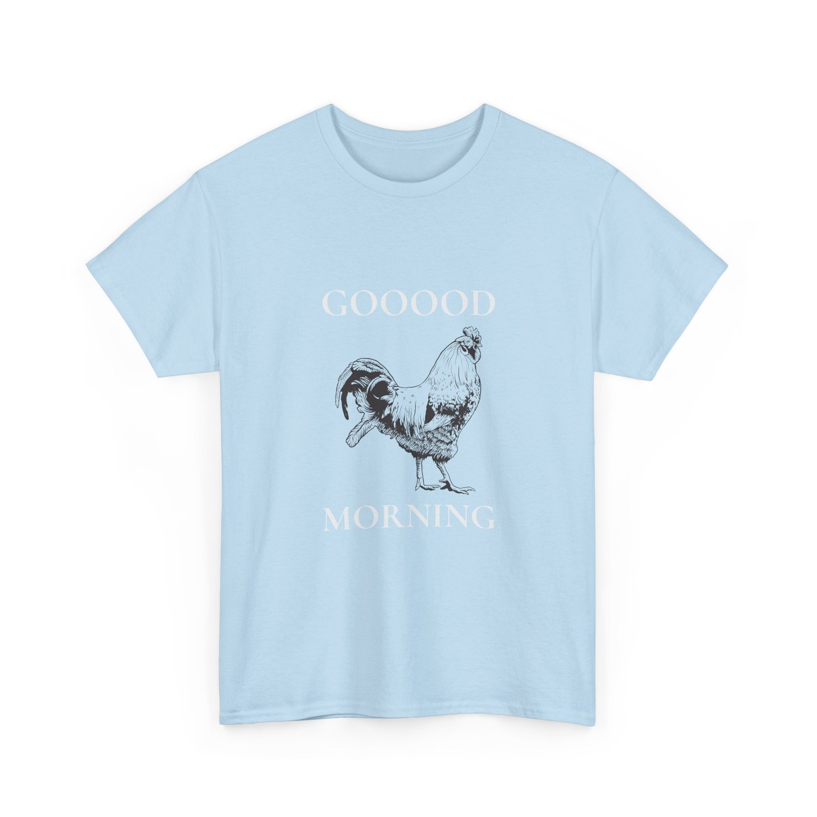 Vibrant Good Morning Rooster Classic Illustration - T-shirt - Image 11