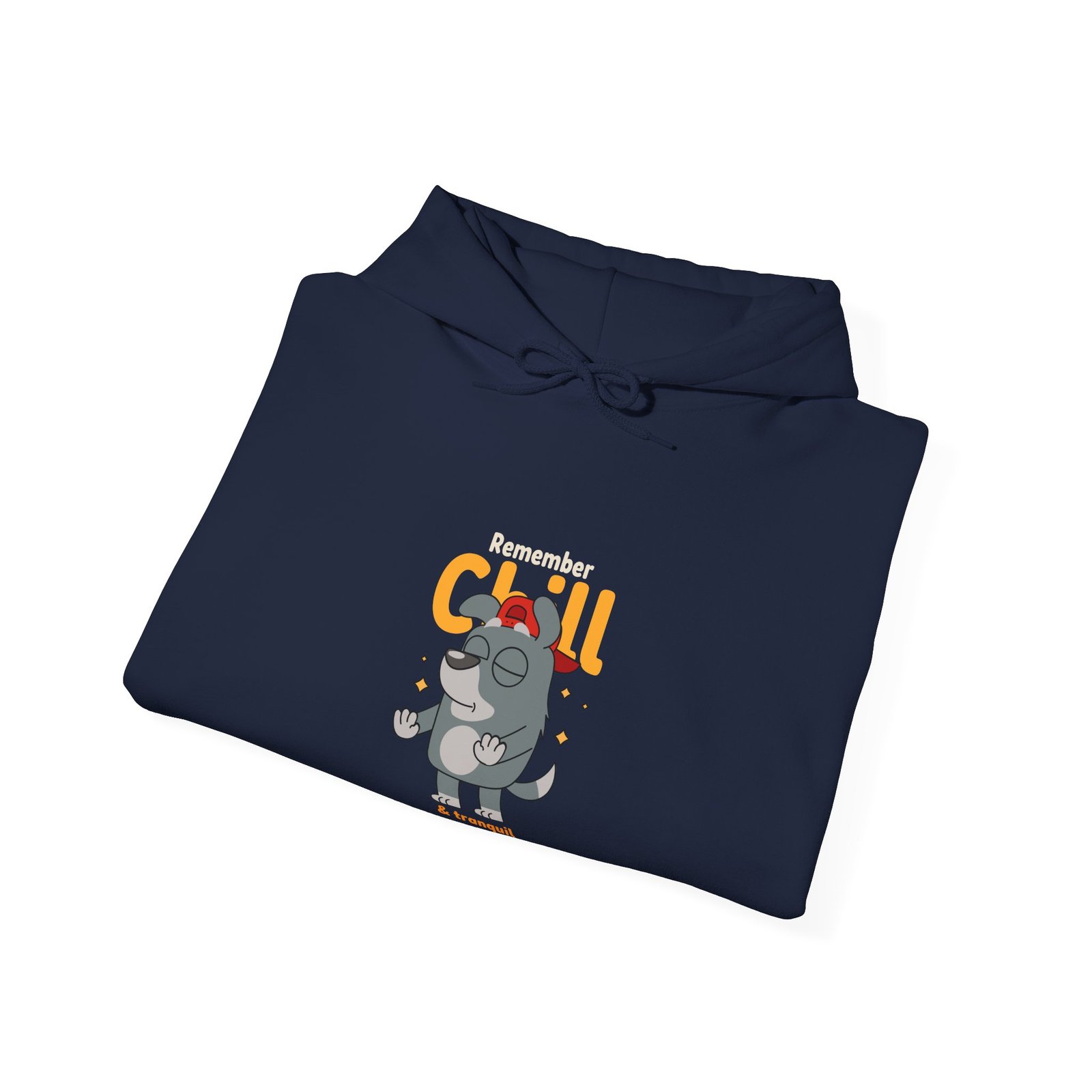Chill and Tranquil Relaxed Dog with Peaceful Vibes - Hoodie - Image 12