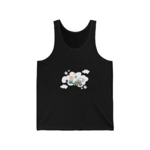Totally Awesome Happy Turtle Illustration with Vibrant Colors - Tank Top