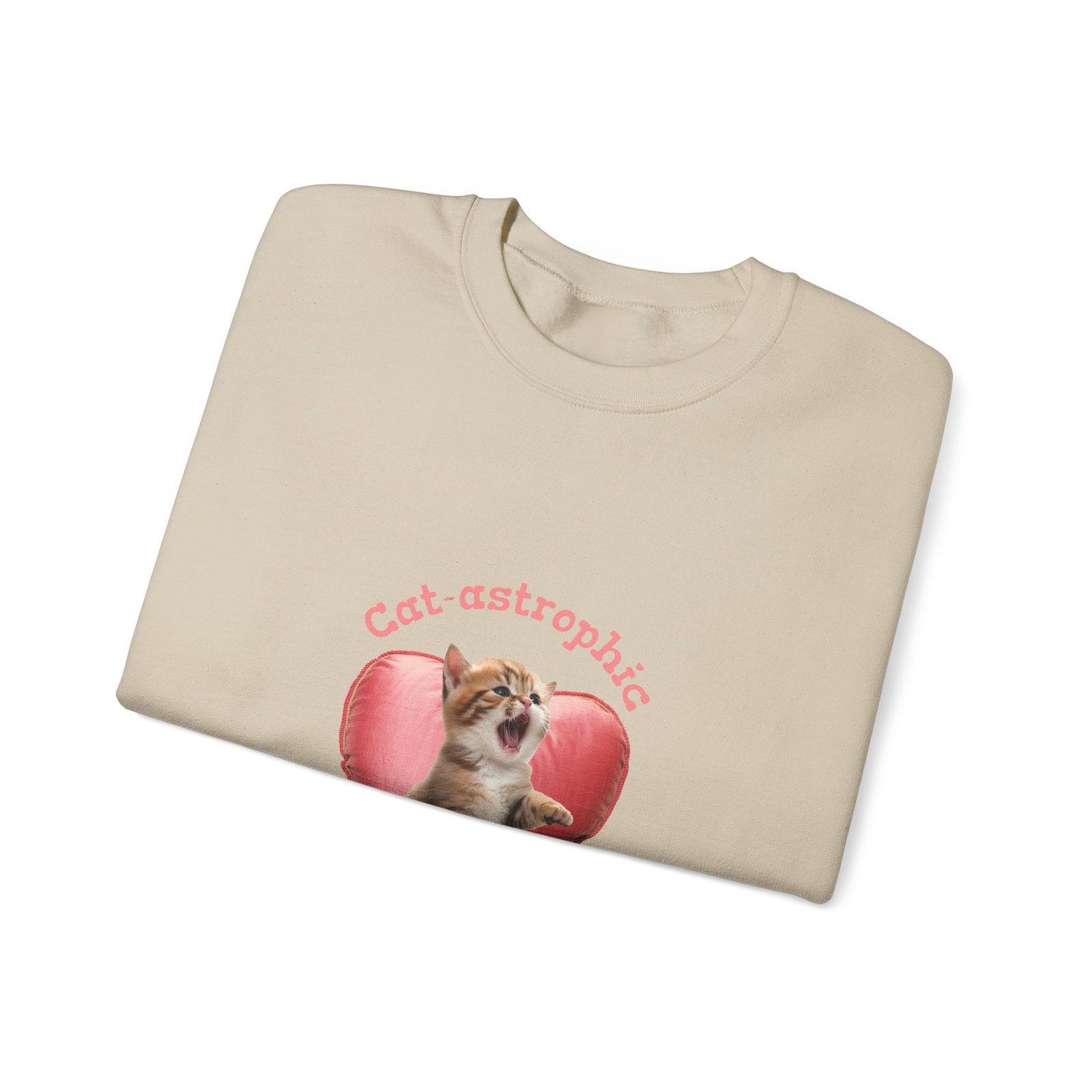 Cutest-astrophic Adorable Kitten with Playful Expression - Sweatshirt - Image 7