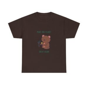 Make Our Planet Great Again Caring Bear Environmental Design - T-shirt