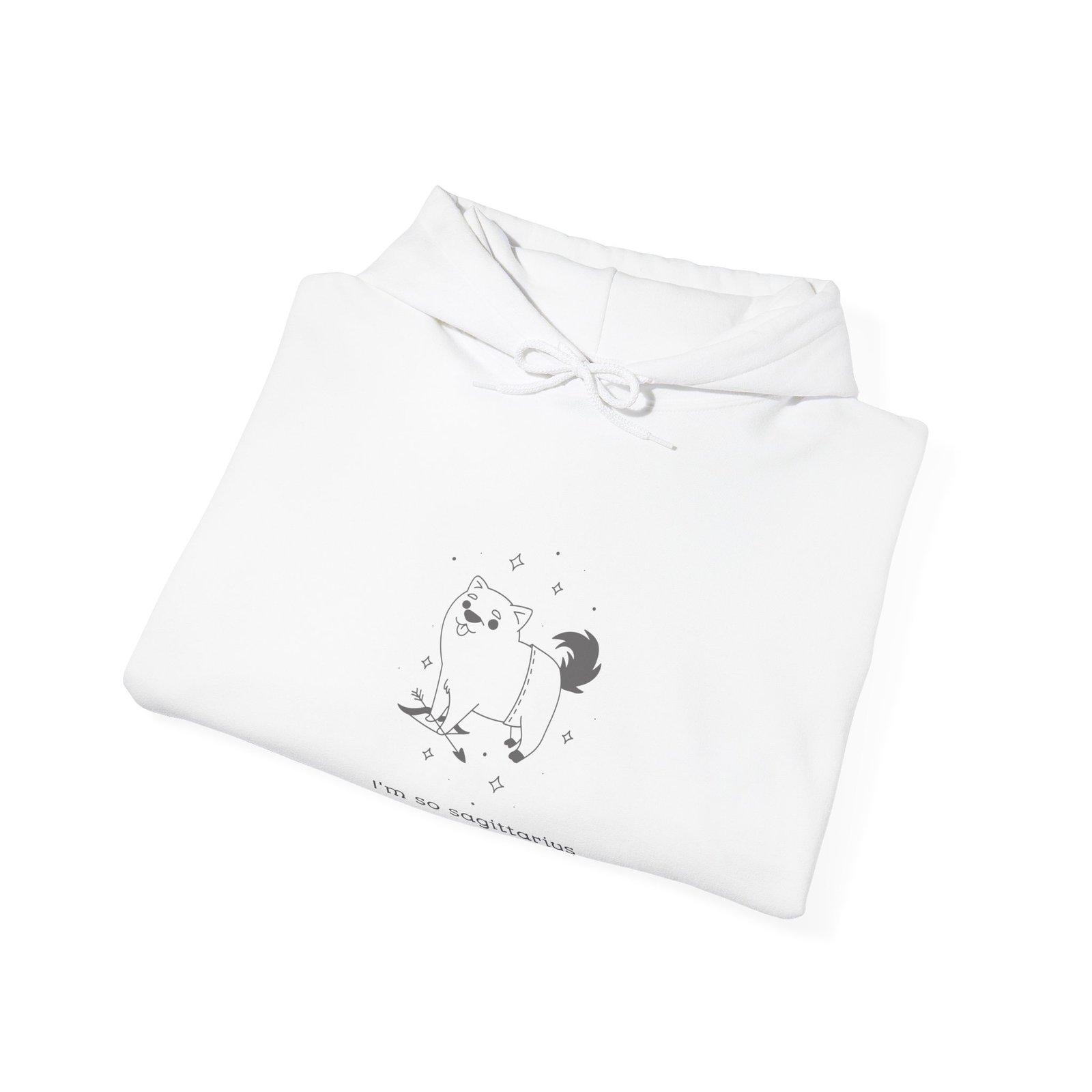 I'm So Sagittarius Cute Dog Horoscope Astrology Design - Hoodie - Image 4