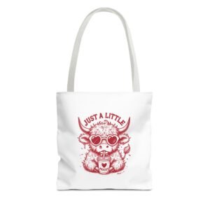 Just a Little Moody Red Cow Wearing Cool Sunglasses - Tote Bag