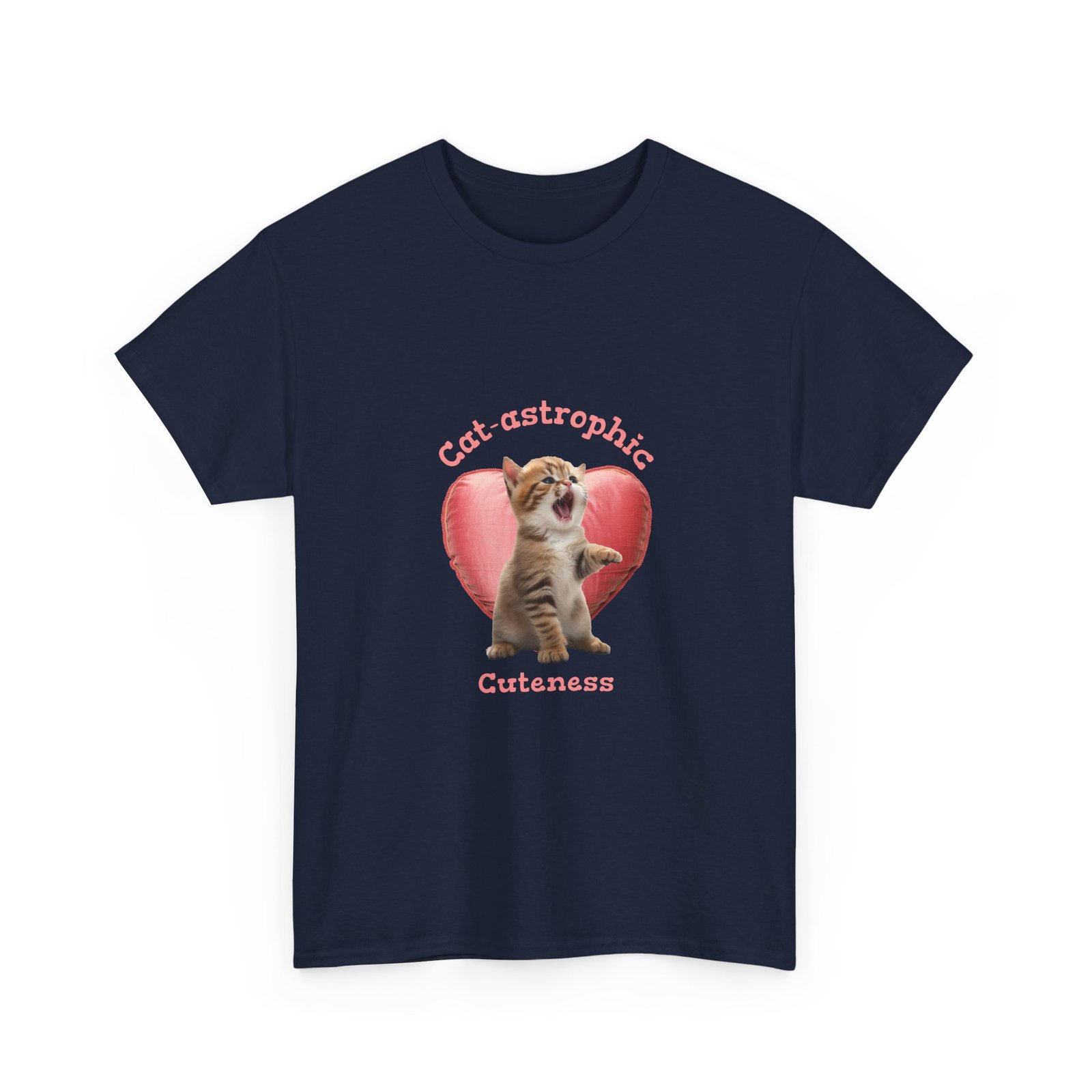 Adorable Kitten with Playful Cat Expression and Charming Appeal - T-shirt - Image 11