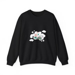 Totally Awesome Happy Turtle Illustration with Vibrant Colors - Sweatshirt