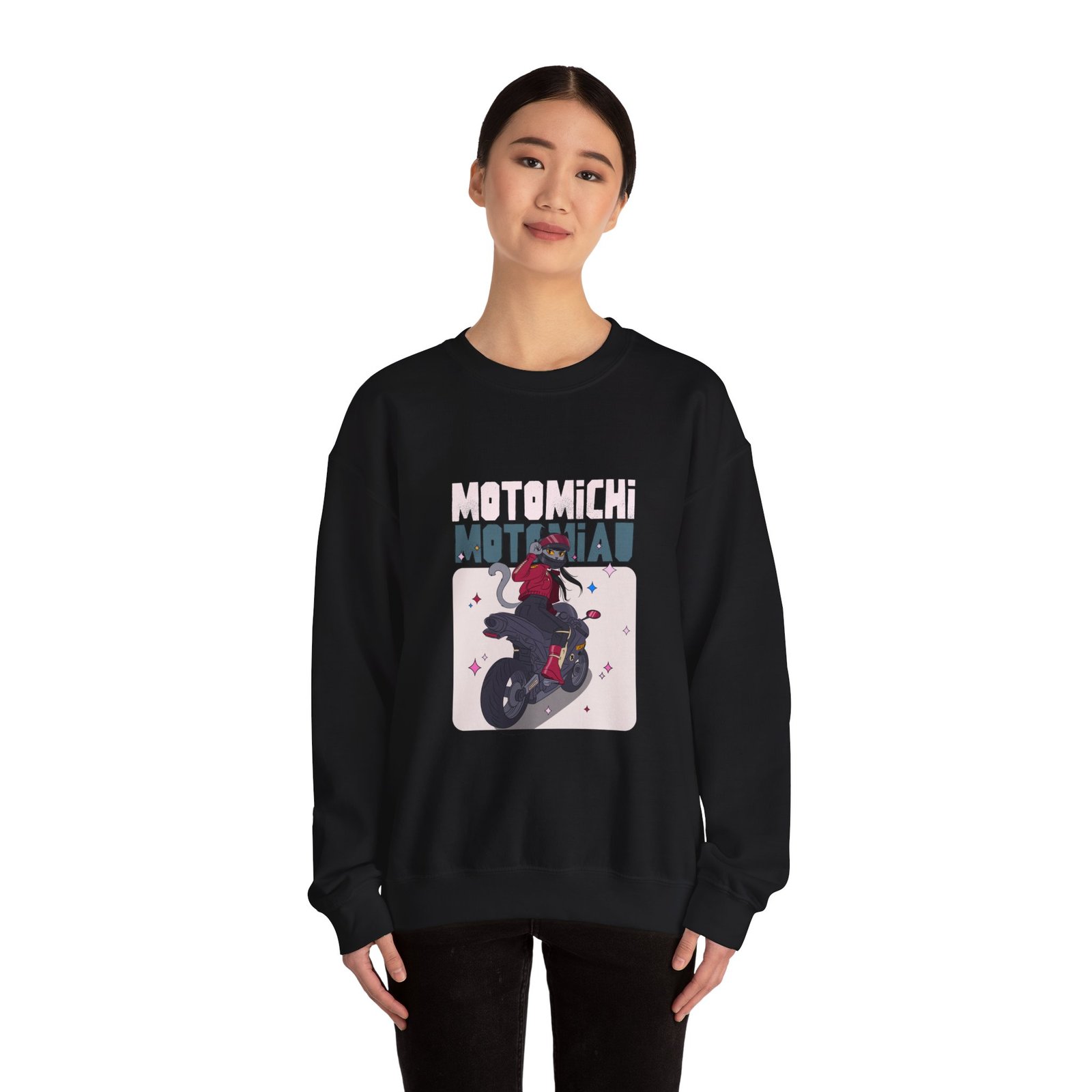 Motomichi Motogang Bold Motorcycle Rider Art - Sweatshirt - Image 4