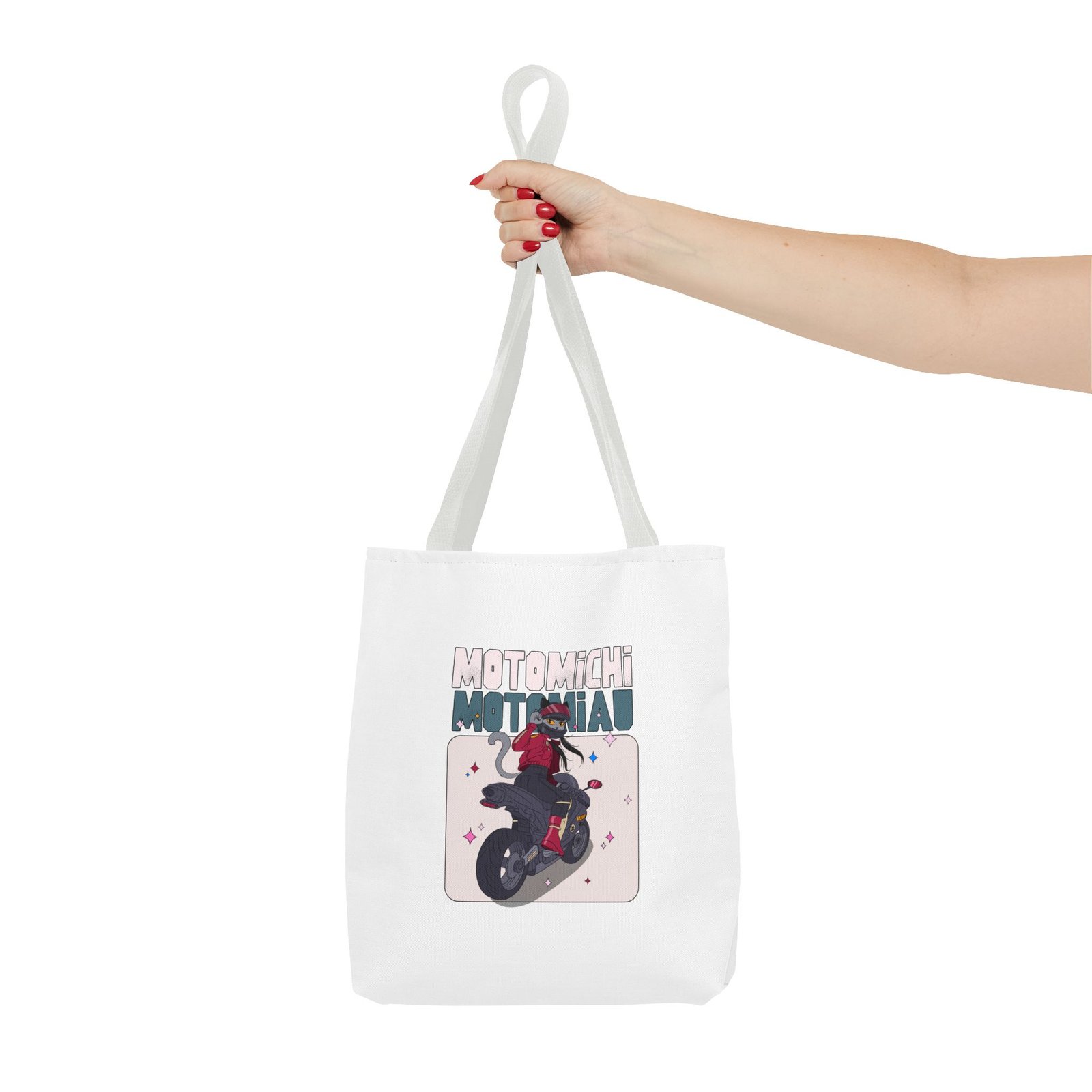 Motomichi Motogang Bold Motorcycle Emblem Design - Tote Bag - Image 4
