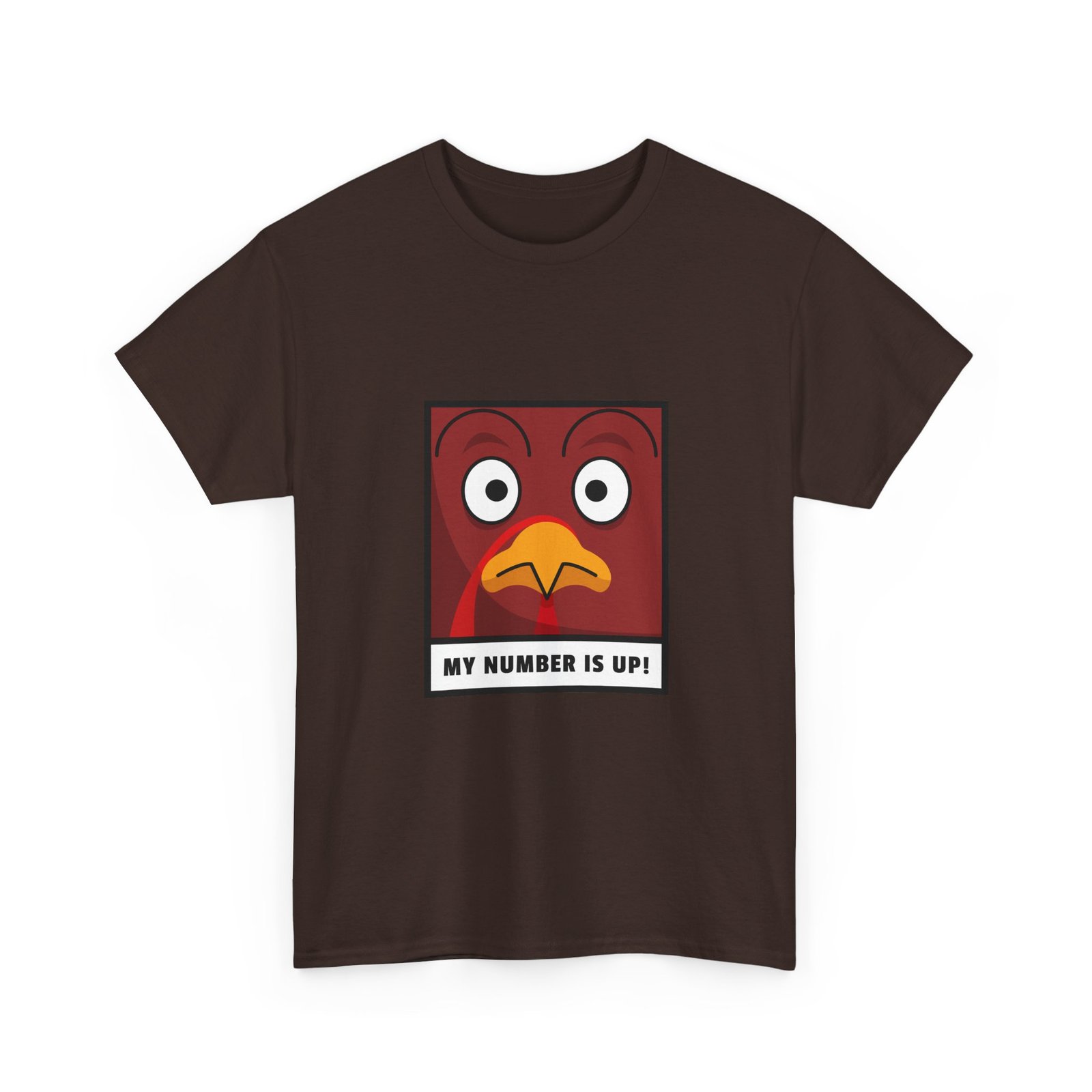 Colorful Chicken Number Up Illustration with Bold Typography - T-shirt - Image 3