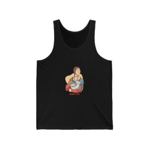 Mother Of Cats Graphic Design Featuring Regal Feline Artwork - Tank Top