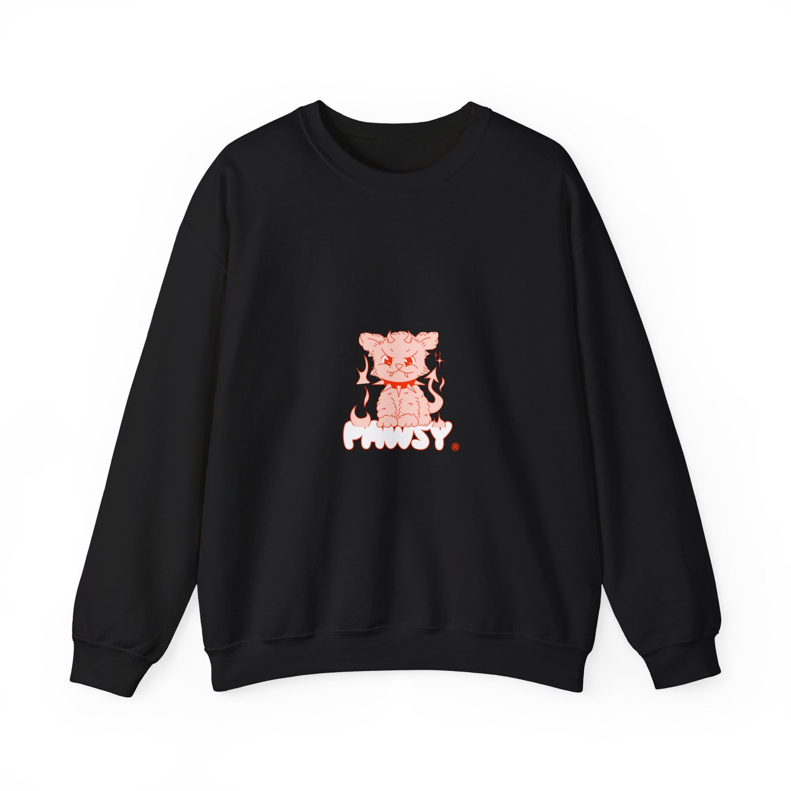 Adorable Fluffy Cat Soft and Cozy Illustration - Sweatshirt