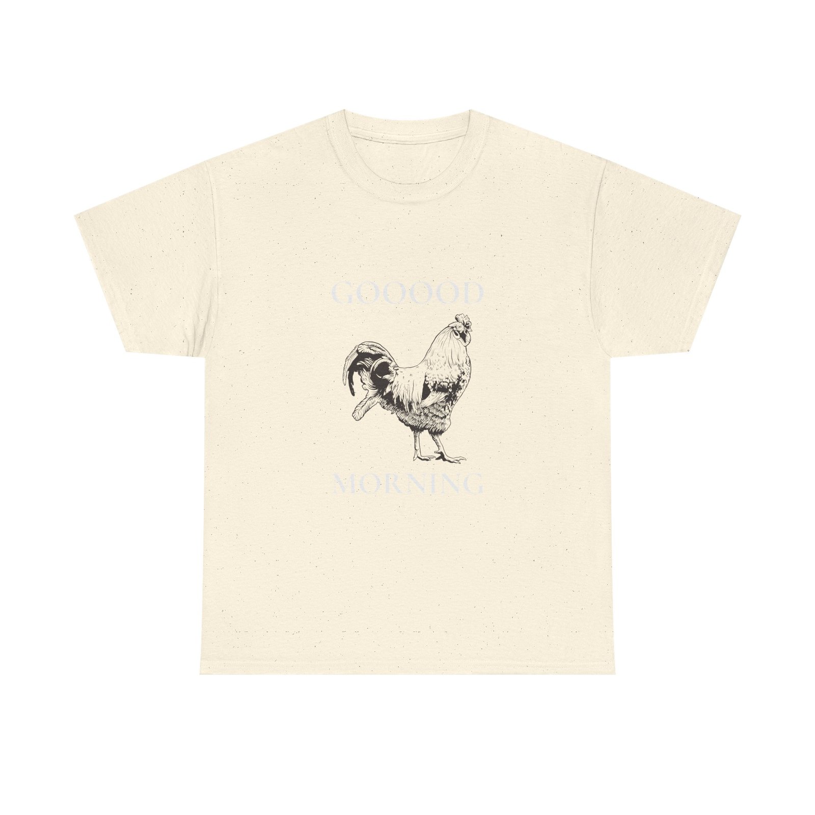 Vibrant Good Morning Rooster Classic Illustration - T-shirt - Image 5