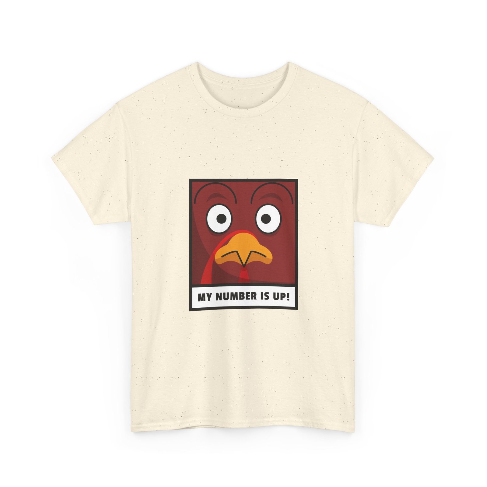 Playful Chicken with Number Up Graphic Illustration - T-shirt - Image 7