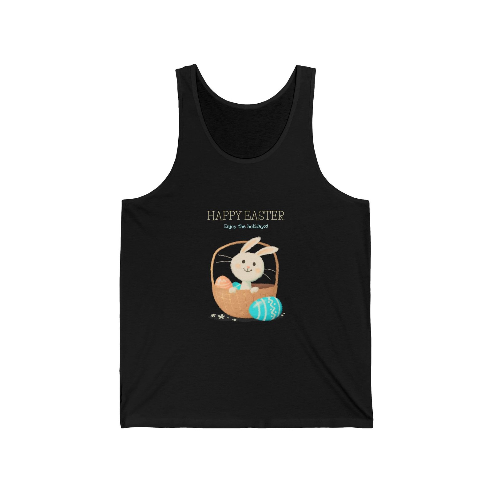 Happy Easter Bunny Cute Cartoon Design - Tank Top