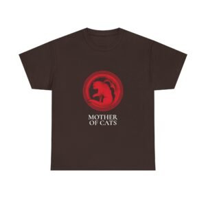 Mother of Cats Royal Crown Cat Illustration - T-shirt