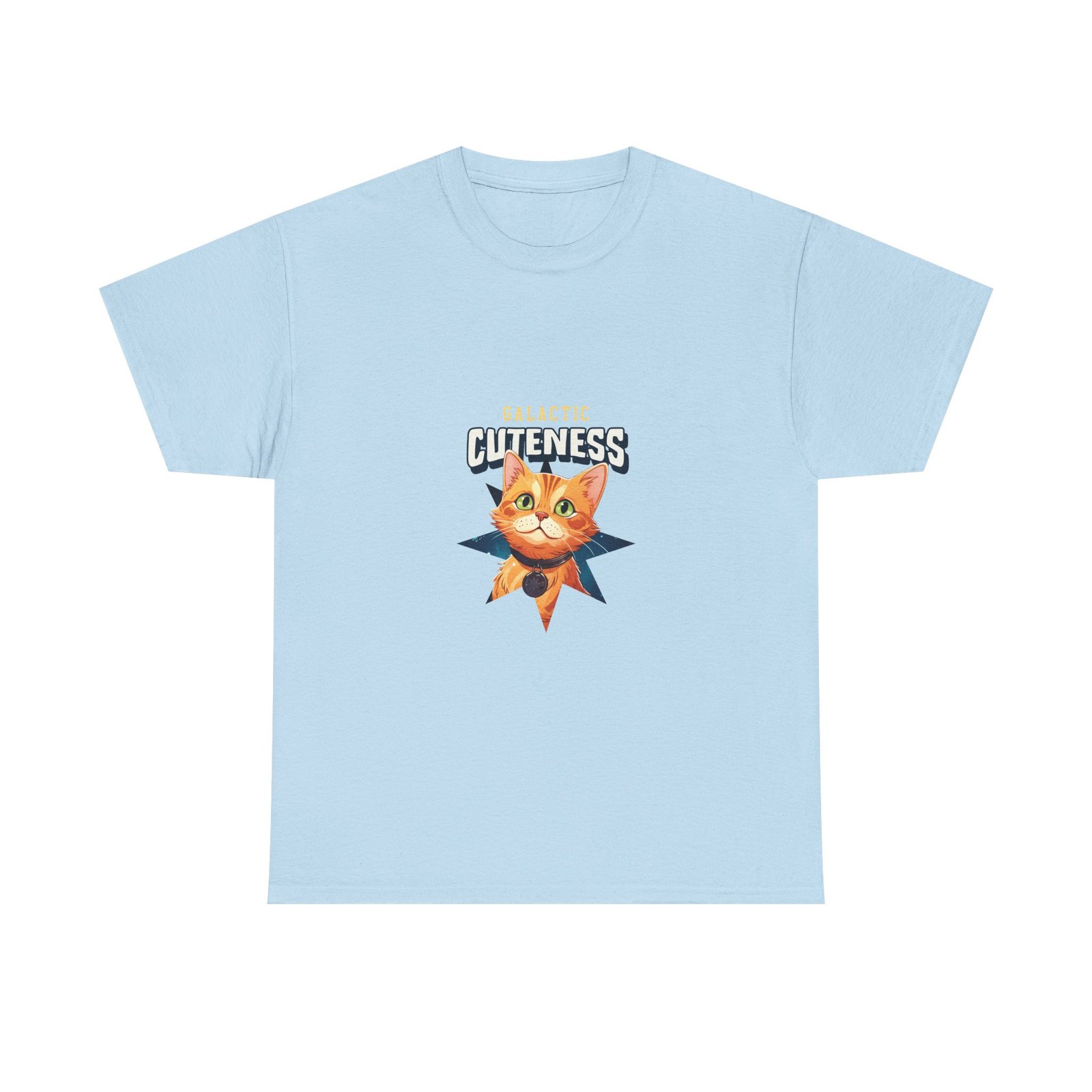 Galactic Cuteness Space Cat Floating in Colorful Cosmos - T-shirt - Image 9