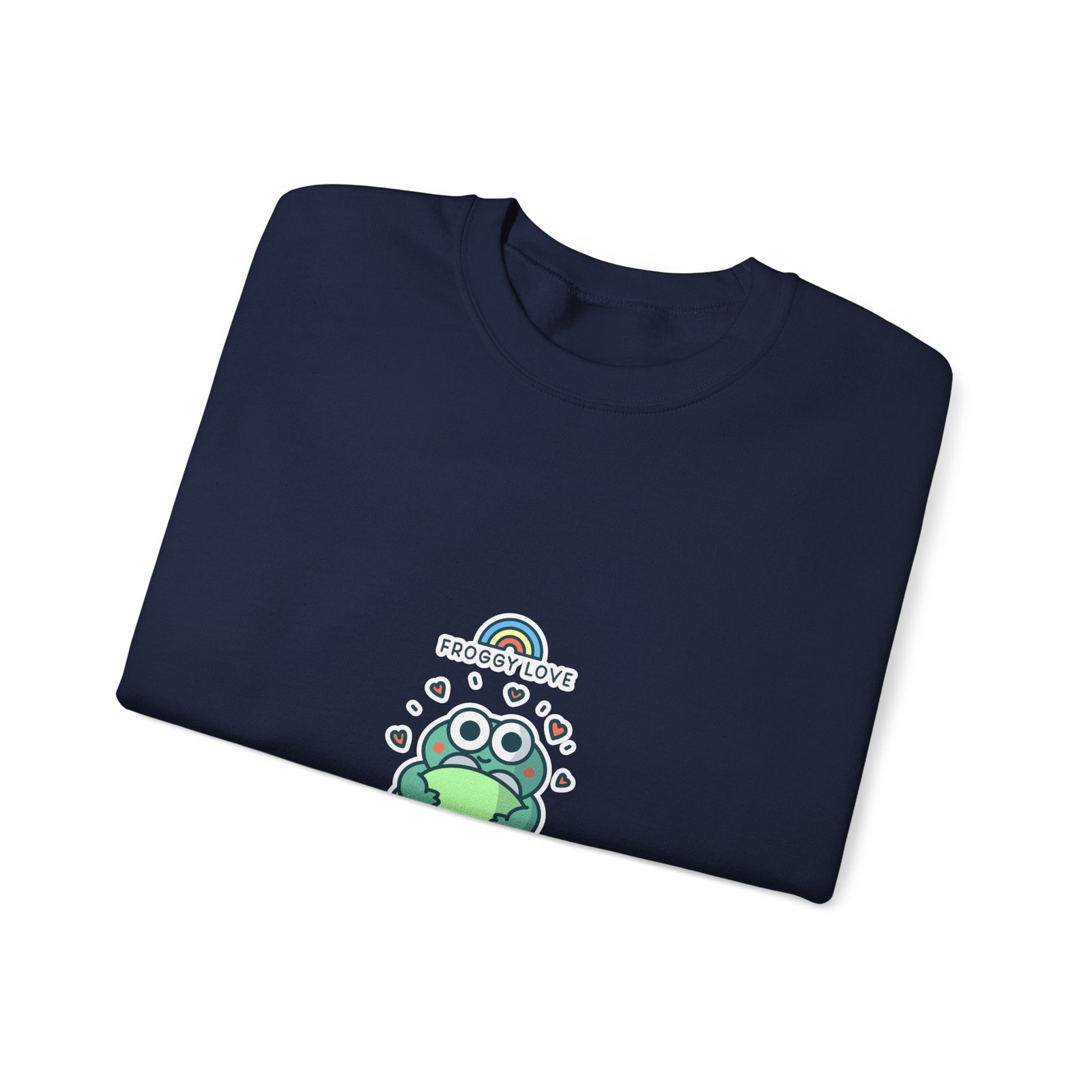 Froggy Love Adorable Cute Frog Illustration - Sweatshirt - Image 11