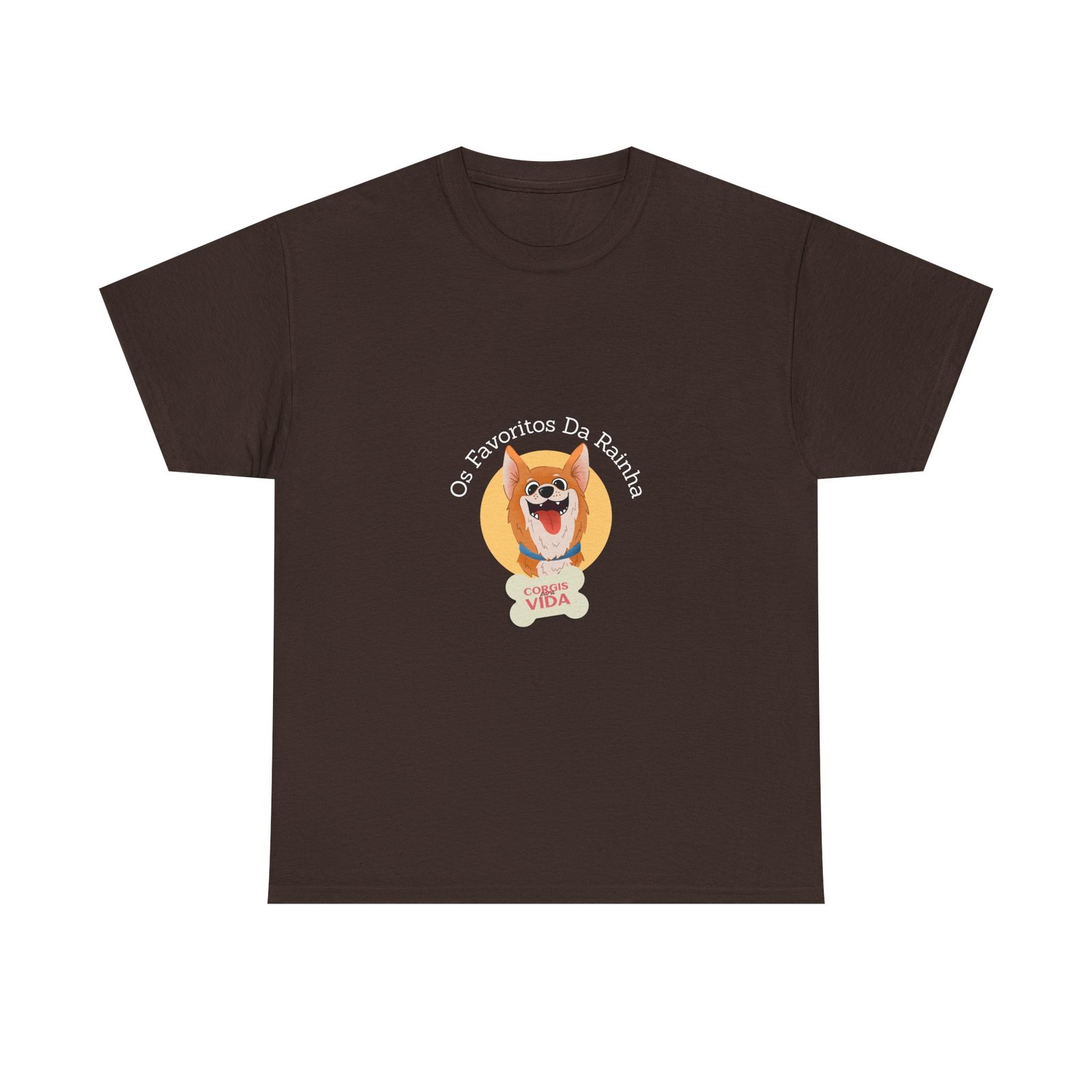 Os Favoritos Da Rainha Corgi Royal Artistic Design - T-shirt
