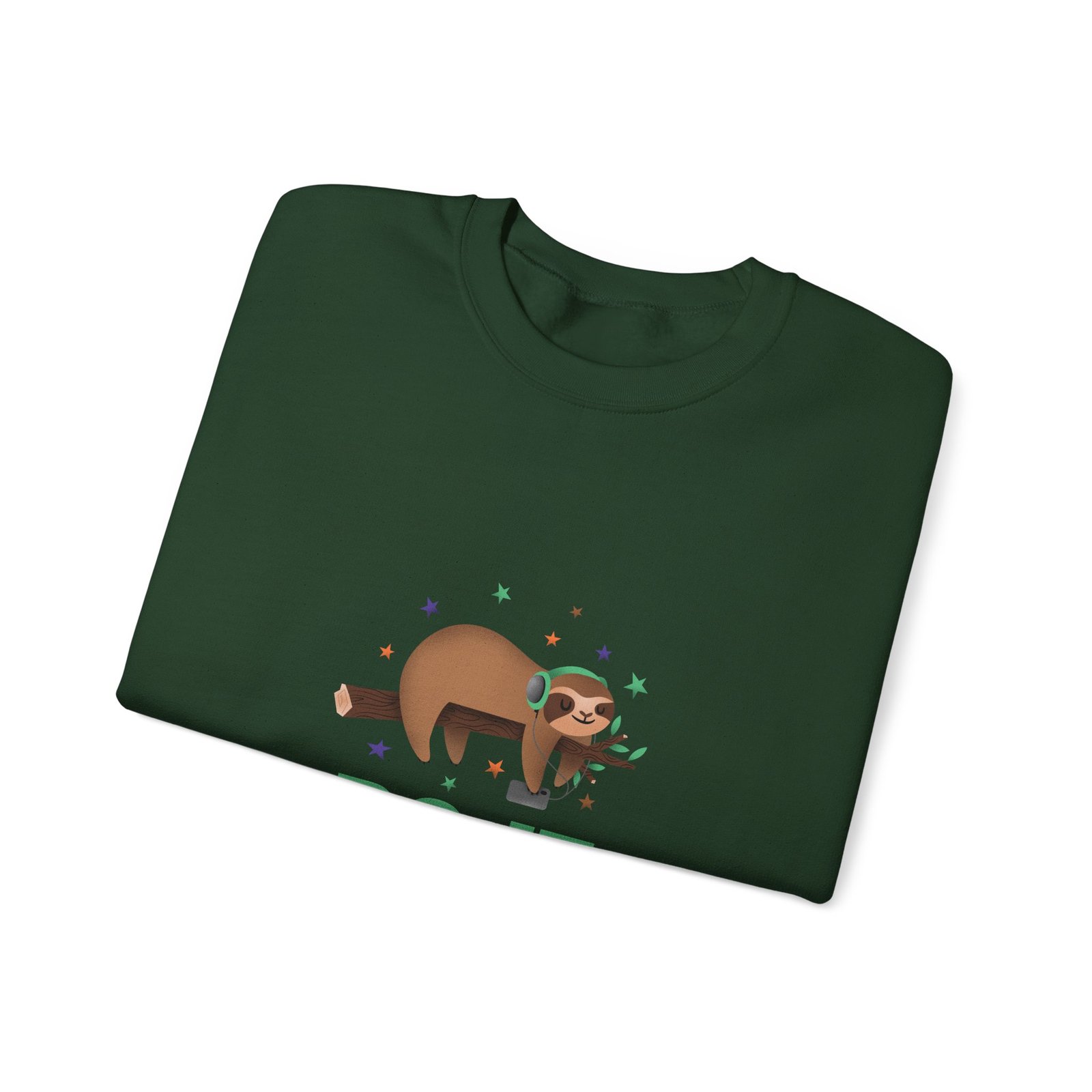 Funny Do It Later Sloth Lazy Cartoon Illustration - Sweatshirt - Image 7