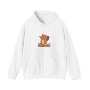 Beaver Lover Forever Happy Cute Cartoon Beaver Design - Hoodie