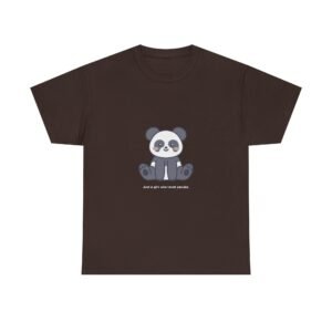 Just a Girl Who Loves Pandas Cute and Playful Design - T-shirt