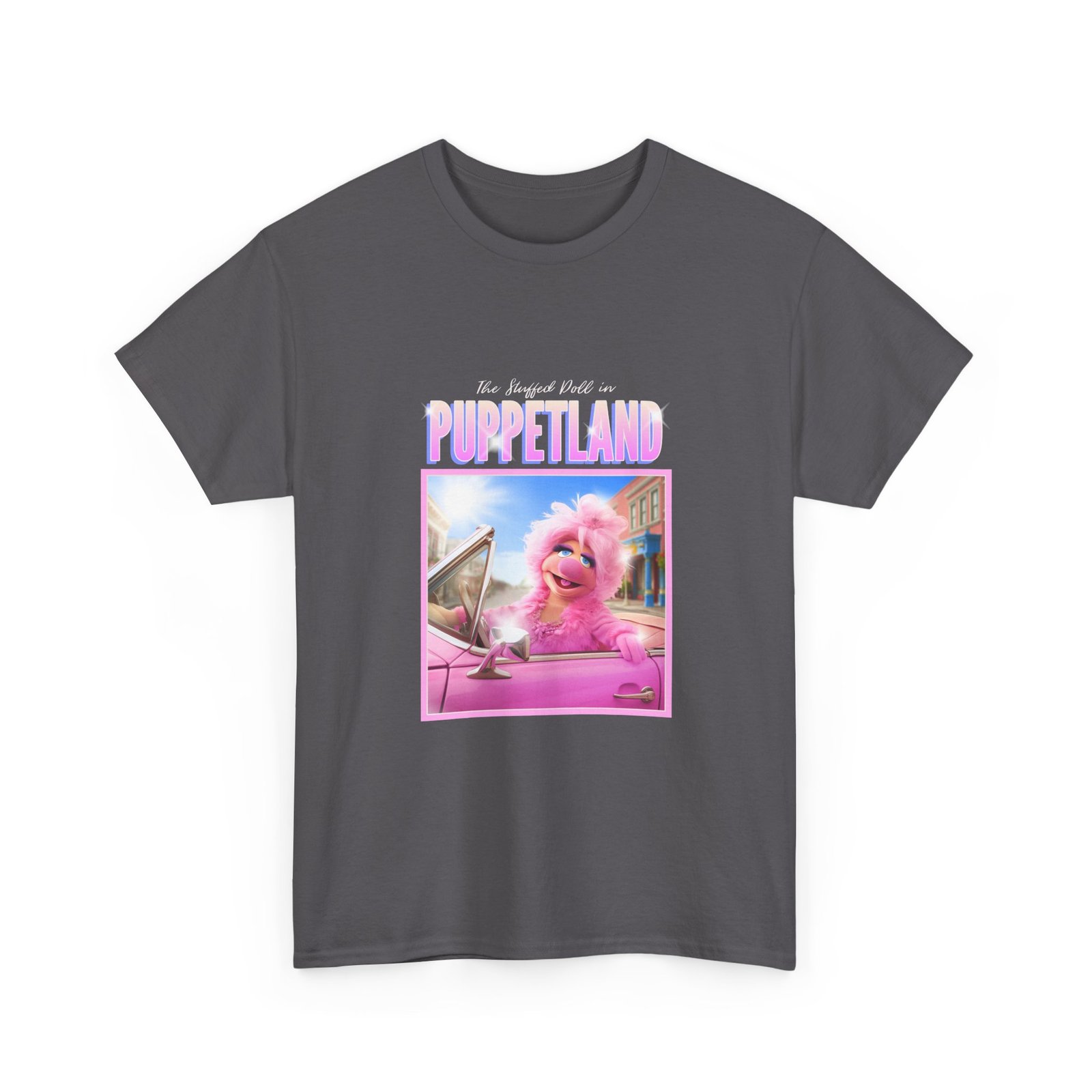 Glamorous Poodle with Puppetland Theme Artistic Illustration - T-shirt - Image 7