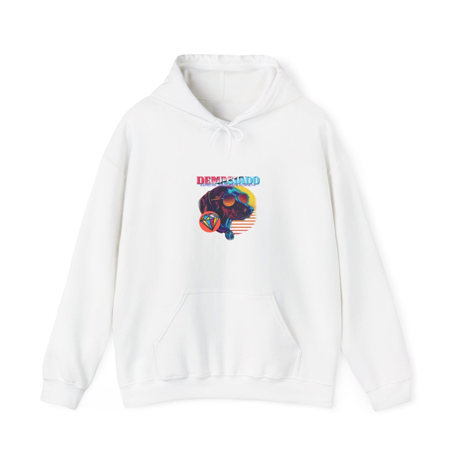 Demasiado Dog Stylish Graphic with Trendy Canine Character - Hoodie