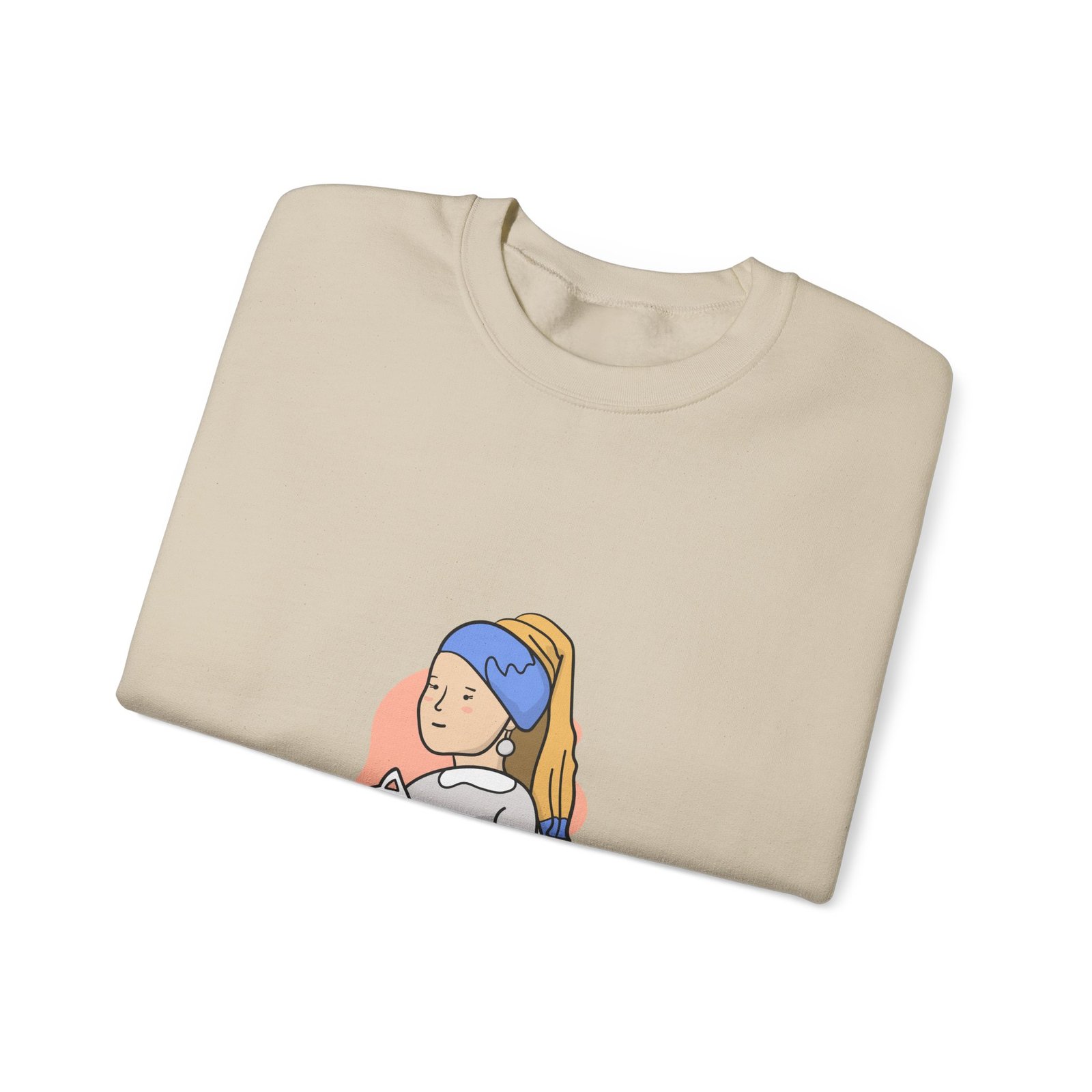 I Do What I Want Cat Artistic Illustration with Attitude - Sweatshirt - Image 7