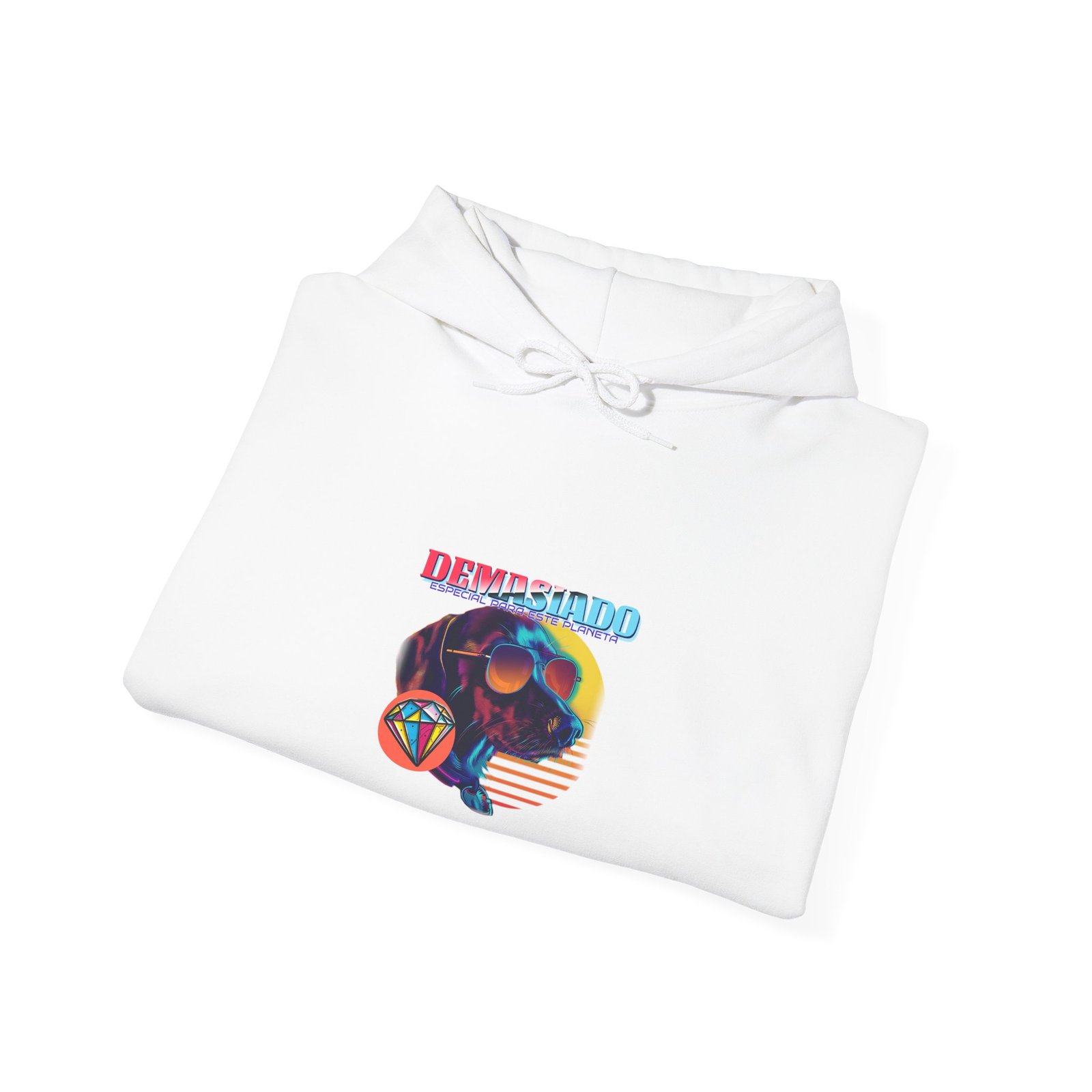 Demasiado Dog Stylish Graphic with Trendy Canine Character - Hoodie - Image 4