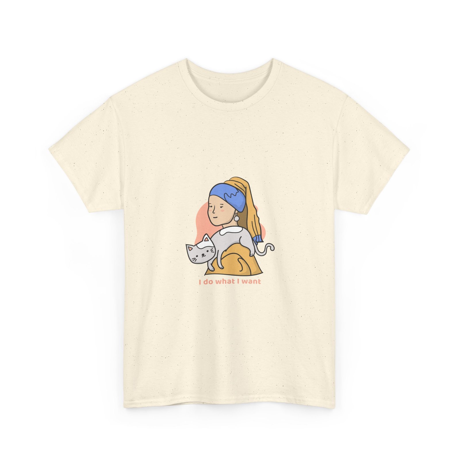I Do What I Want Cat Artistic Illustration with Attitude - T-shirt - Image 7
