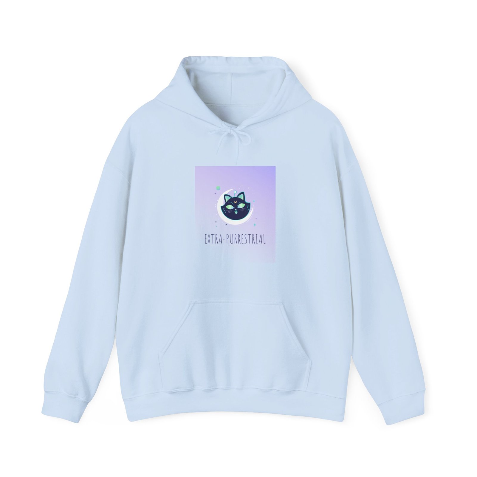 Extra Terrestrial Cat in Cosmic Space Design - Hoodie - Image 9