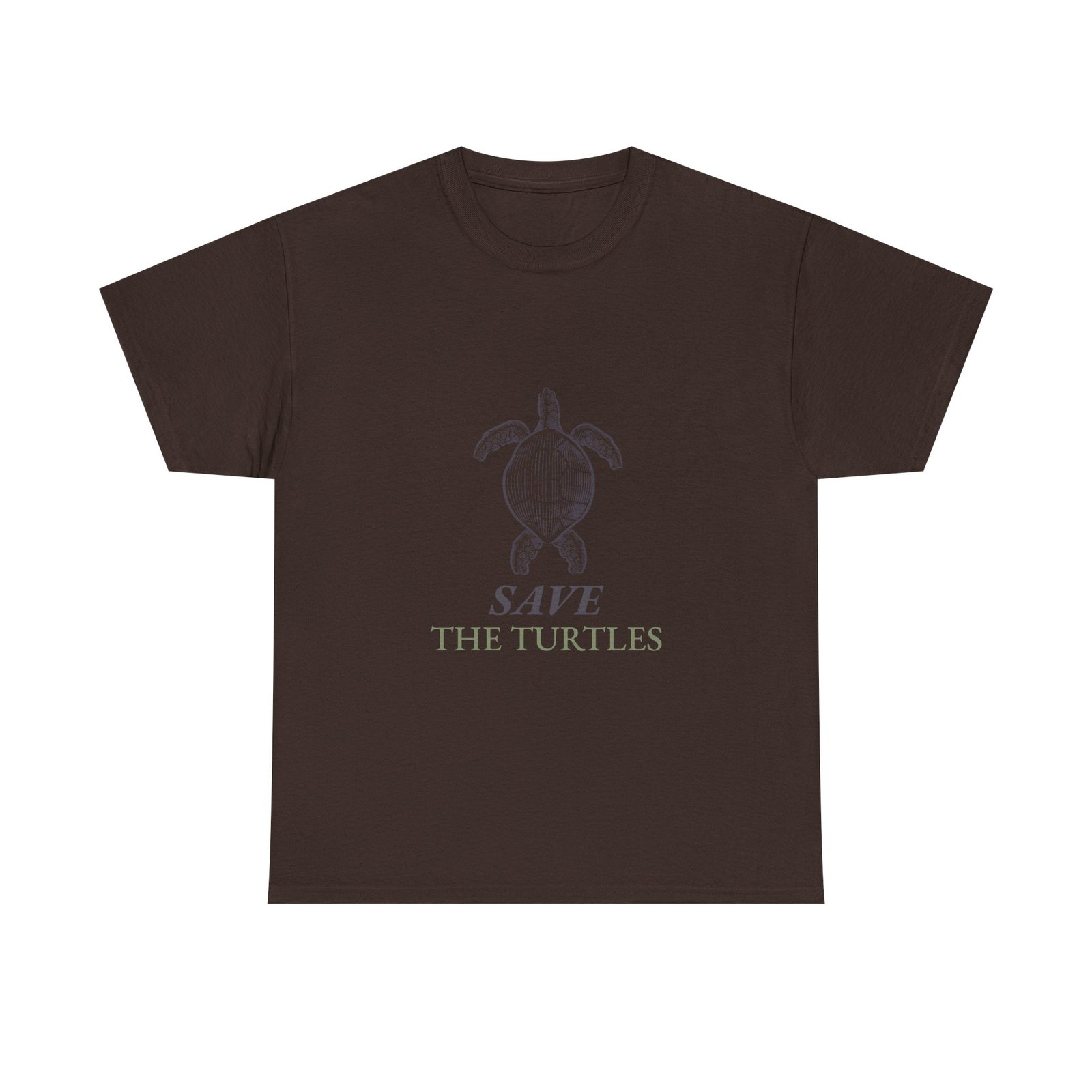 SAVE THE TURTLES Ocean Conservation Graphic Design - T-shirt