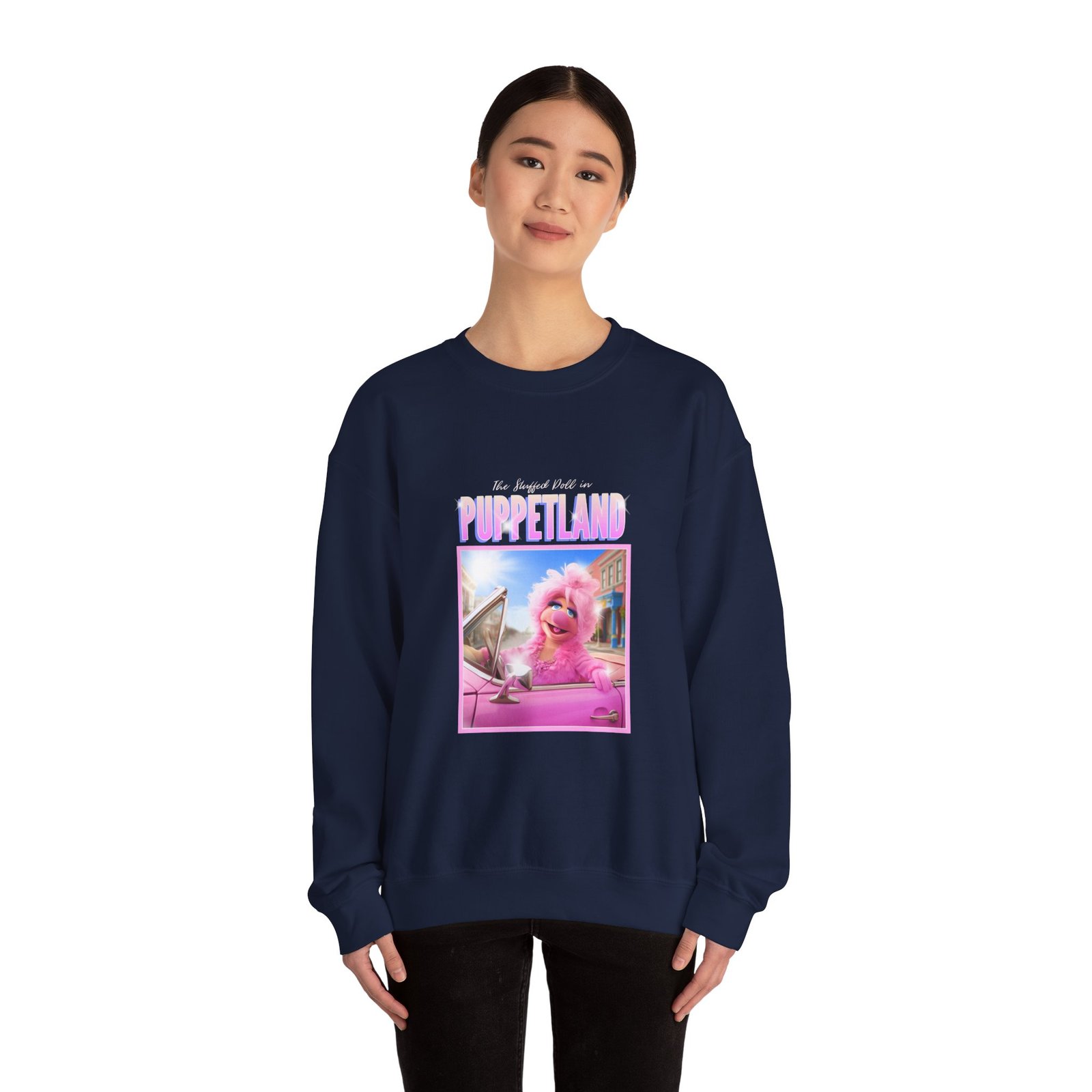 Glamorous Poodle with Puppetland Theme Artistic Illustration - Sweatshirt - Image 12