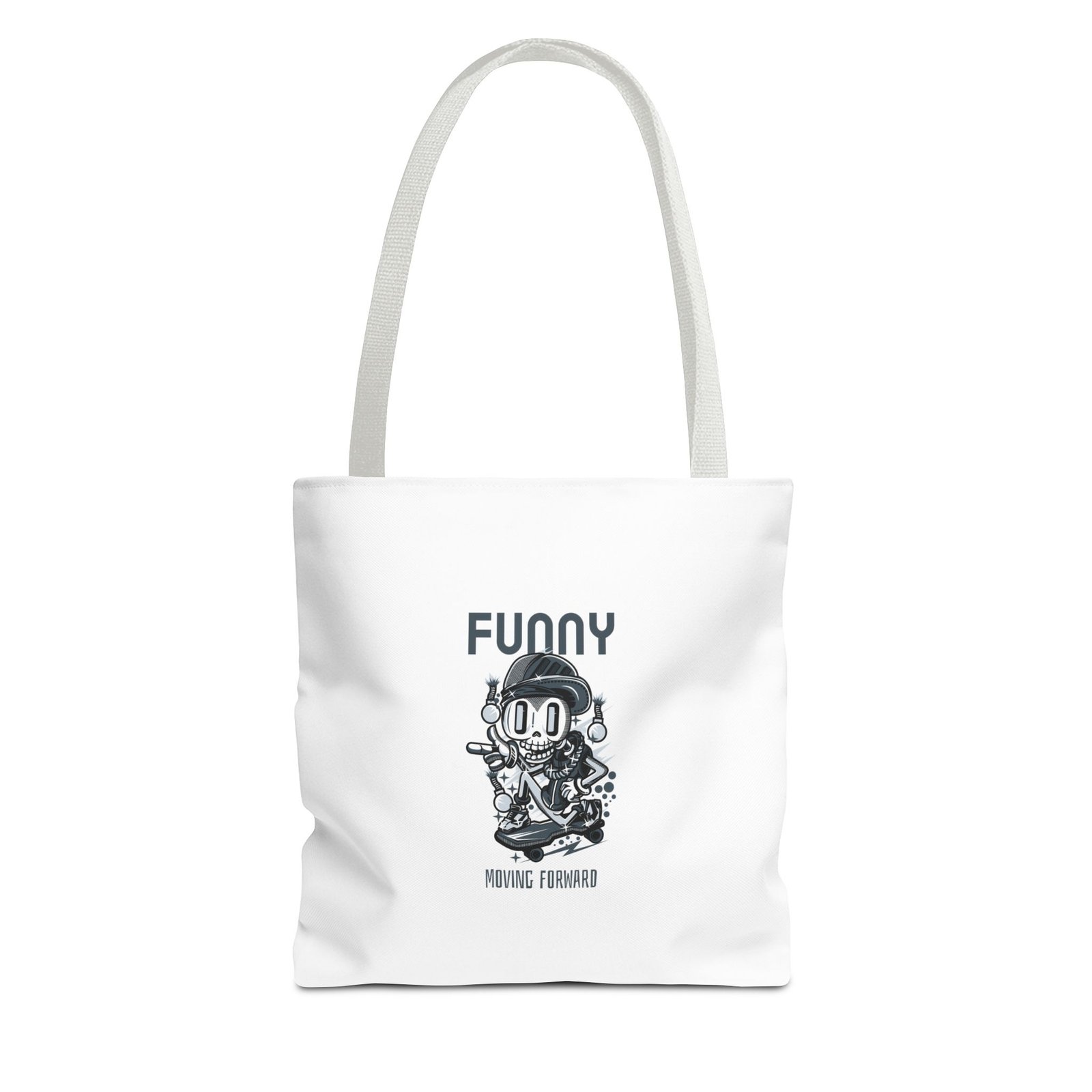 Funny Playful Astronaut Dog Cartoon Illustration - Tote Bag