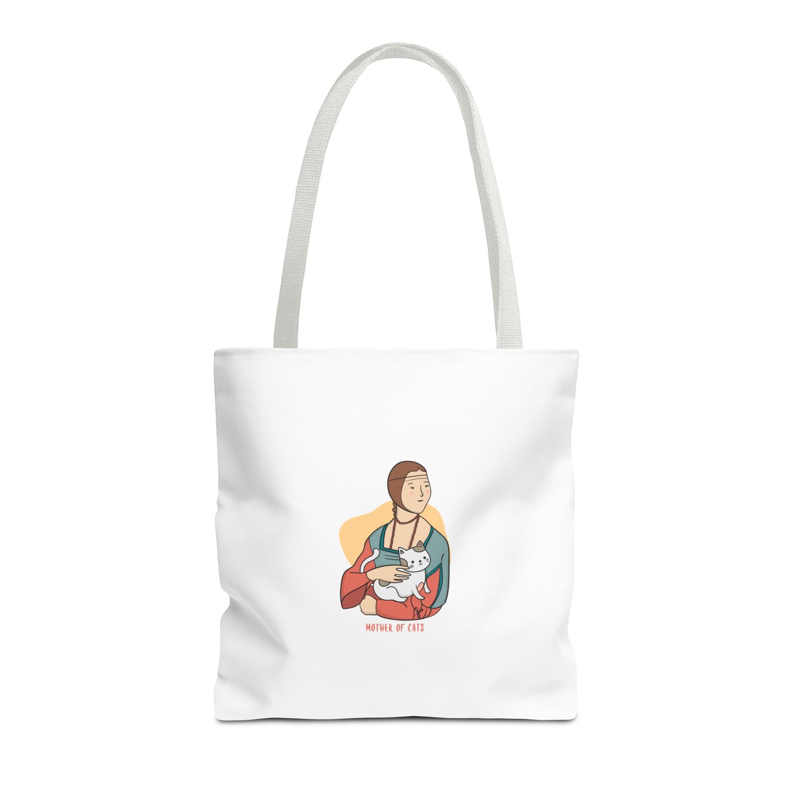 Mother of Cats Playful Feline Queen Graphic - Tote Bag - Image 5